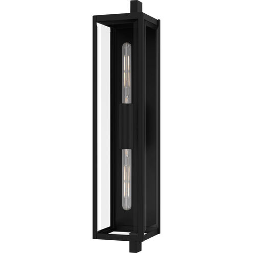 Dale 2 Light 32 inch Matte Black Outdoor Wall Lantern, Extra Large