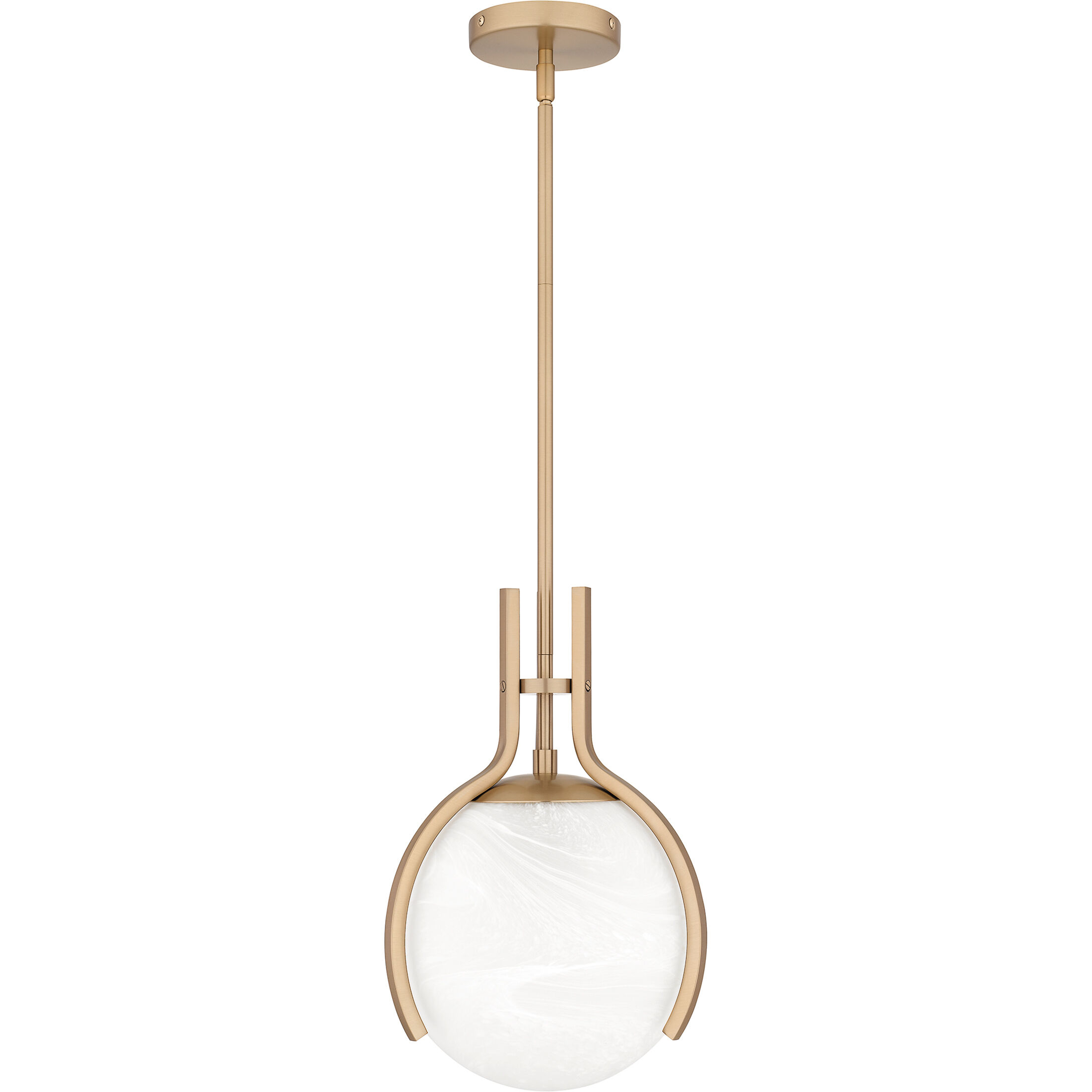 Orbit 1 Light 11.25 inch Bronze Gold Pendant Ceiling Light