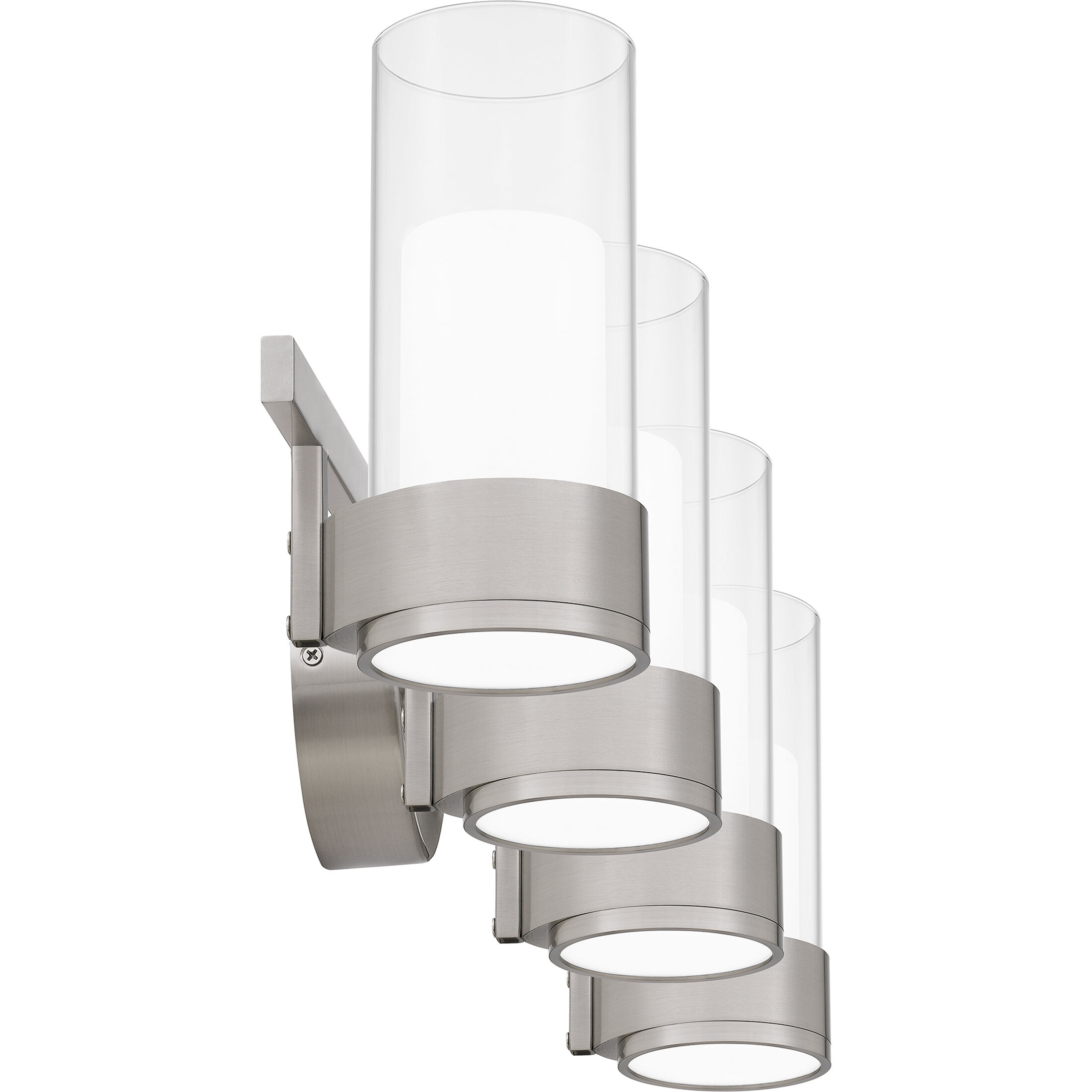 Logan LED 30.75 inch Brushed Nickel Bath Light Wall Light