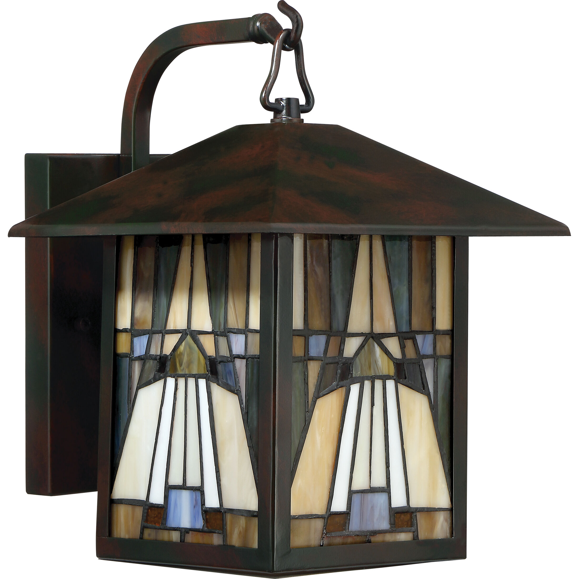 Inglenook 1 Light 12 inch Valiant Bronze Outdoor Wall Lantern