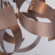 Ribbons 12 Light 31 inch Satin Copper Pendant Ceiling Light