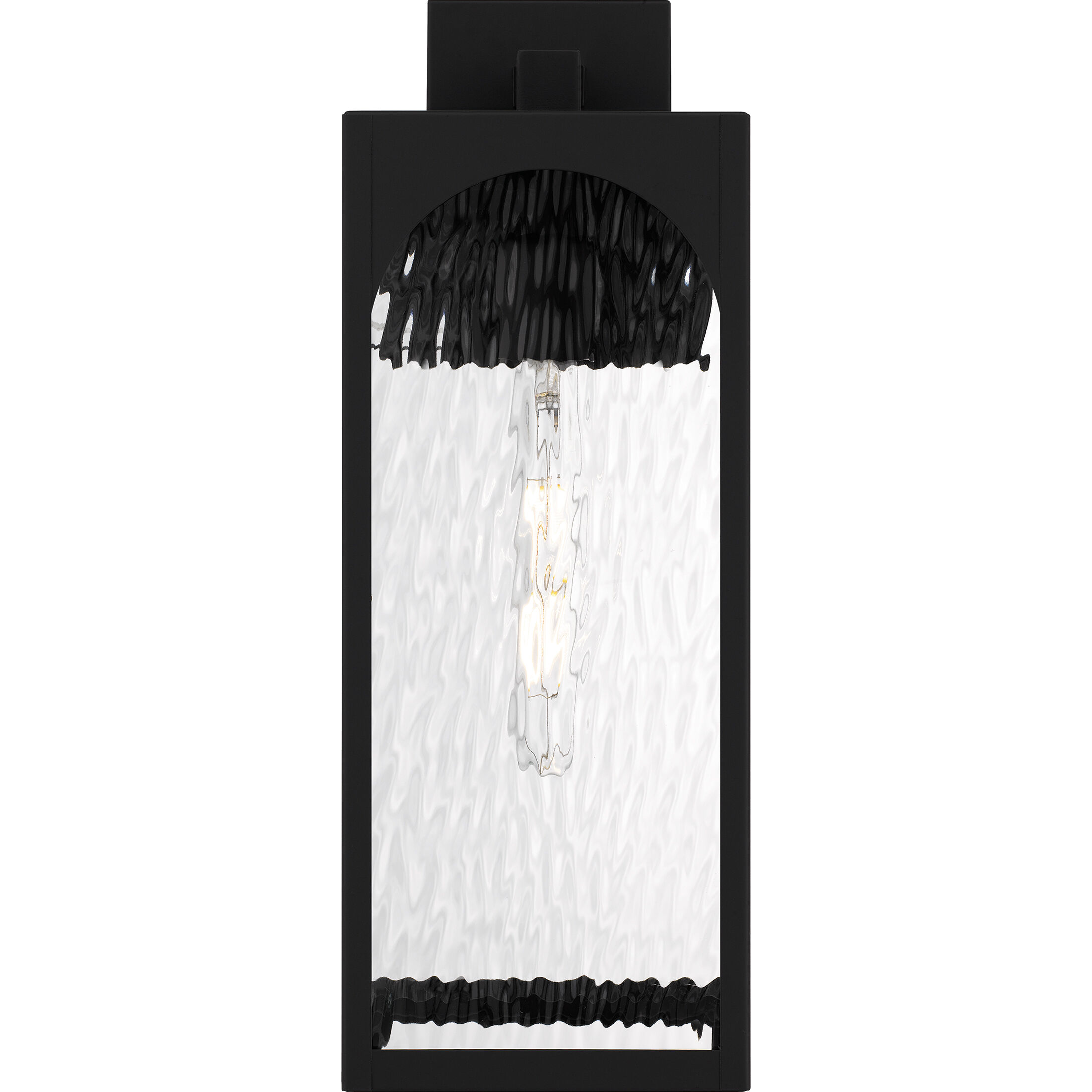 Dallington 1 Light 19.75 inch Matte Black Outdoor Wall Lantern, Large