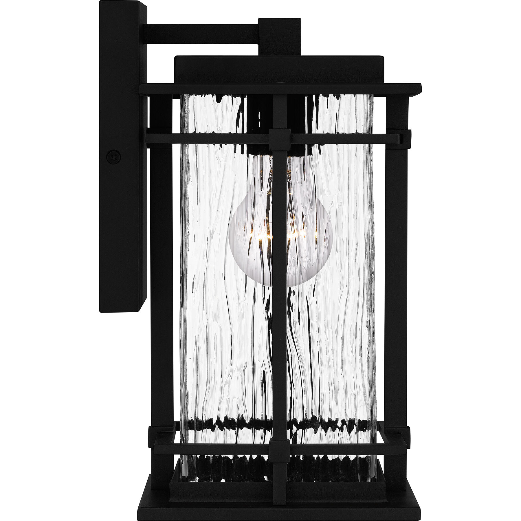 McAlister 1 Light 12 inch Earth Black Outdoor Wall Lantern