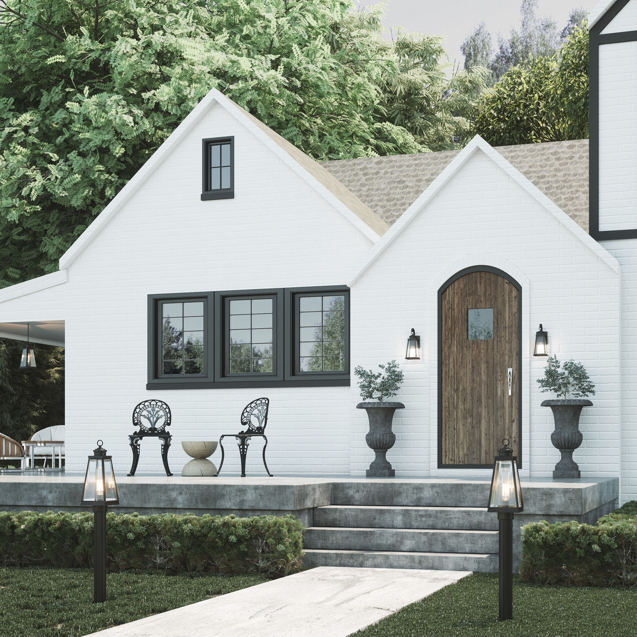 Paxton 1 Light 13 inch Matte Black Outdoor Wall Lantern