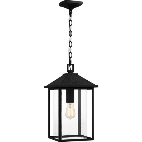 Fletcher 1 Light 10 inch Earth Black Outdoor Hanging Lantern