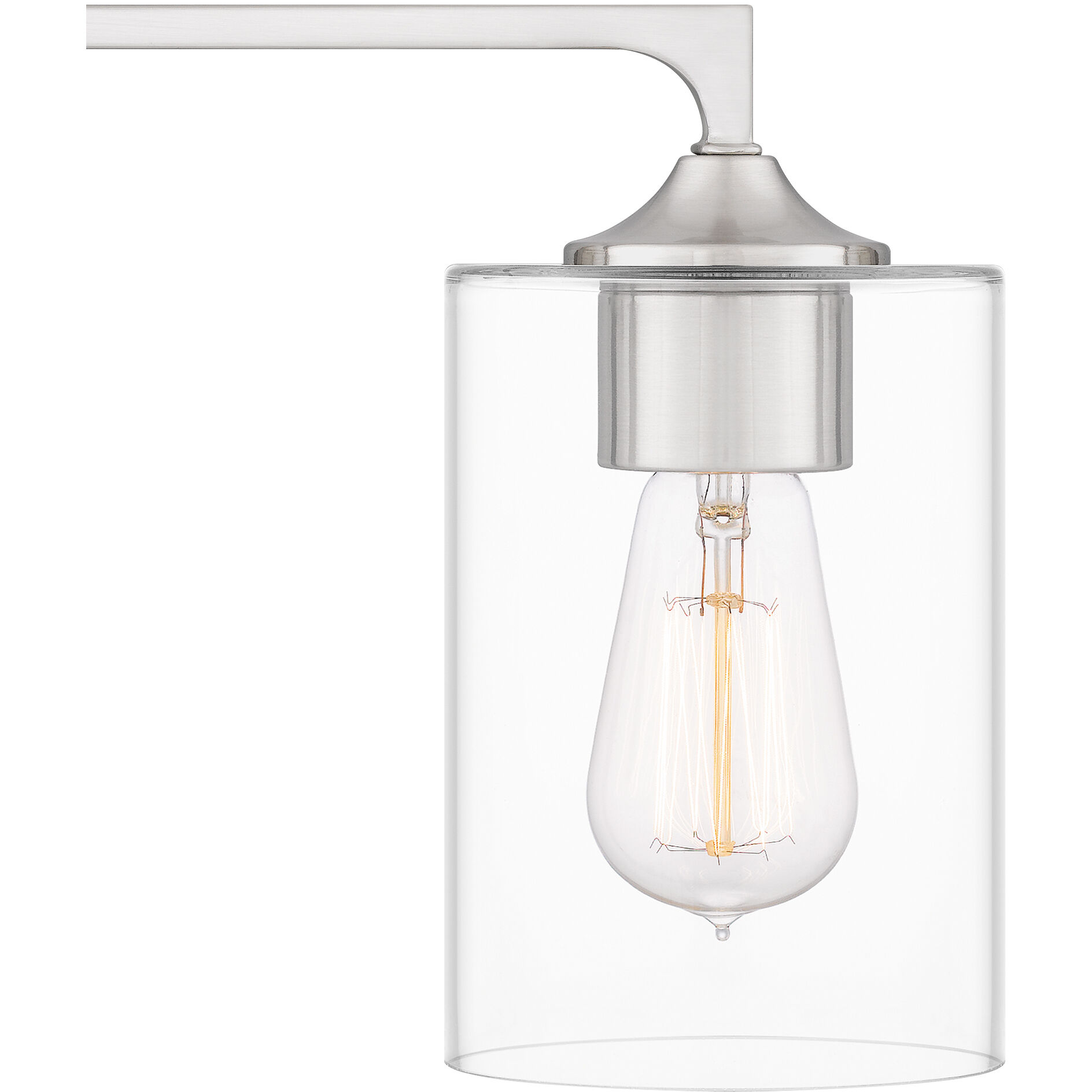 Prescott 3 Light 24 inch Brushed Nickel Bath Light Wall Light, Large