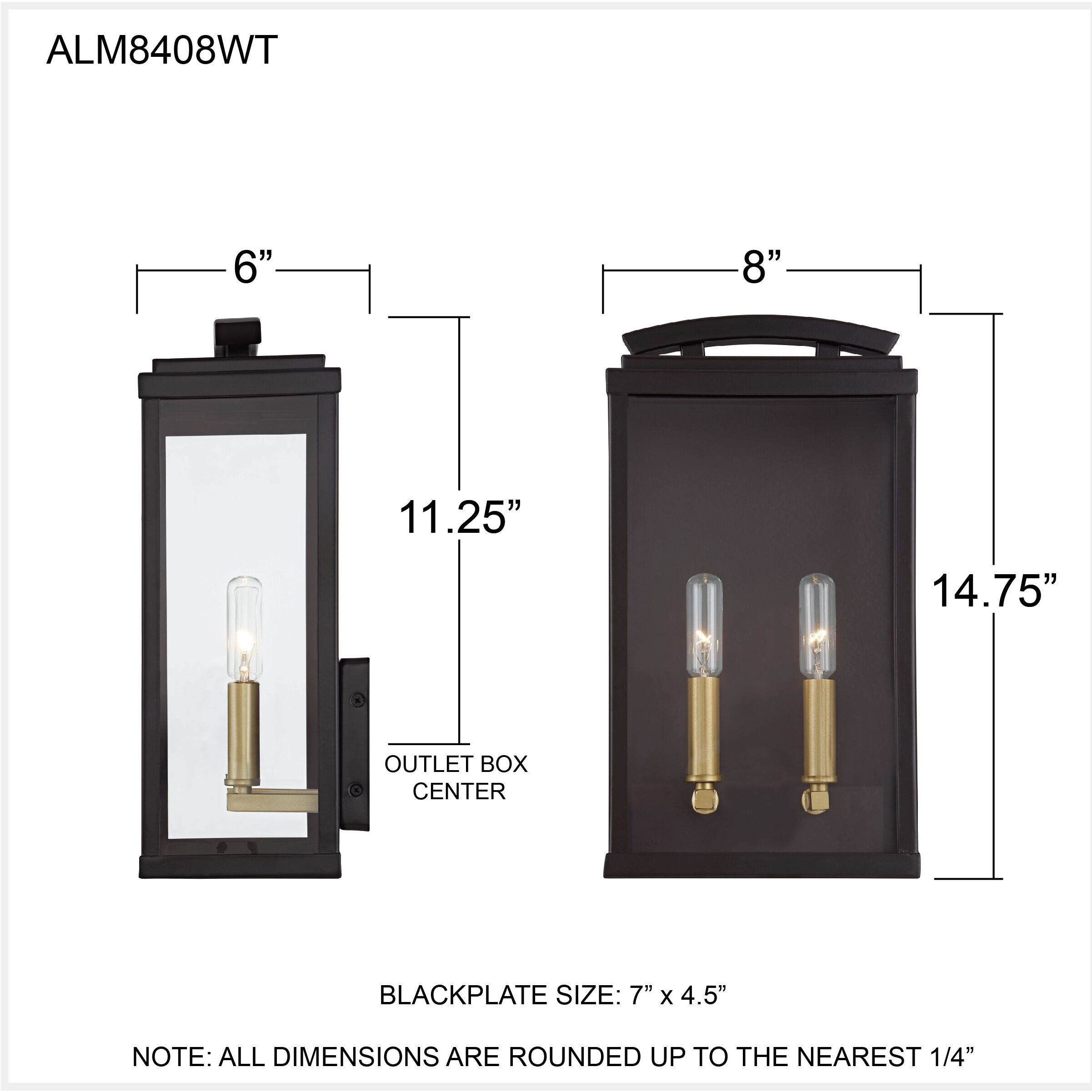 Alma Outdoor Wall Lantern