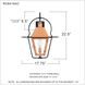 Rue De Royal 1 Light 23 inch Aged Copper Outdoor Wall Lantern