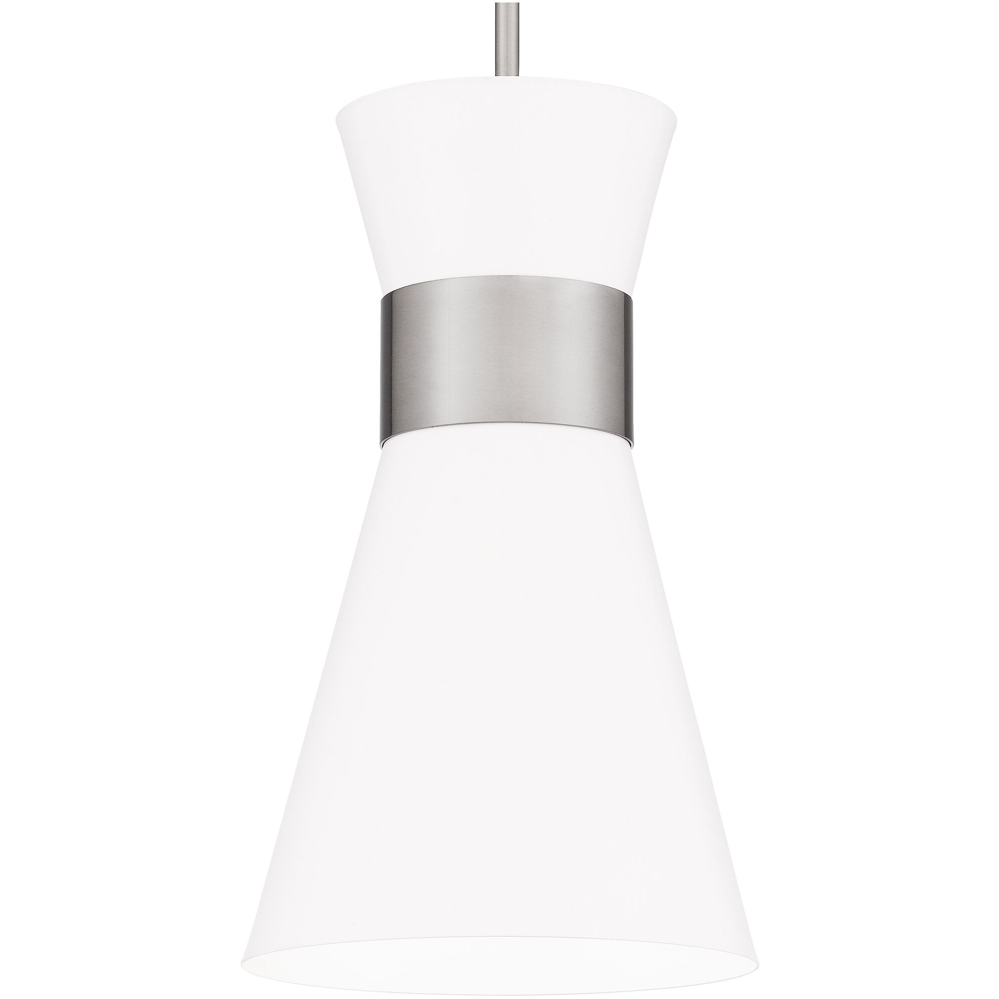 Fremont 1 Light 10 inch Brushed Nickel Mini Pendant Ceiling Light, Small