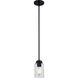 Blanche 1 Light 4 inch Matte Black Mini Pendant Ceiling Light