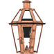 Burdett 2 Light 18 inch Aged Copper Outdoor Wall Lantern