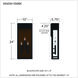 Maren 3 Light 24 inch Matte Black Outdoor Wall Lantern