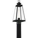 Paxton 1 Light 18 inch Matte Black Outdoor Post Lantern