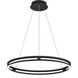 Graves LED 24 inch Matte Black Pendant Ceiling Light