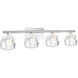 Regalia 4 Light 30 inch Polished Chrome Vanity Light Wall Light