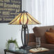 Asheville 25 inch 75 watt Valiant Bronze Table Lamp Portable Light, Naturals