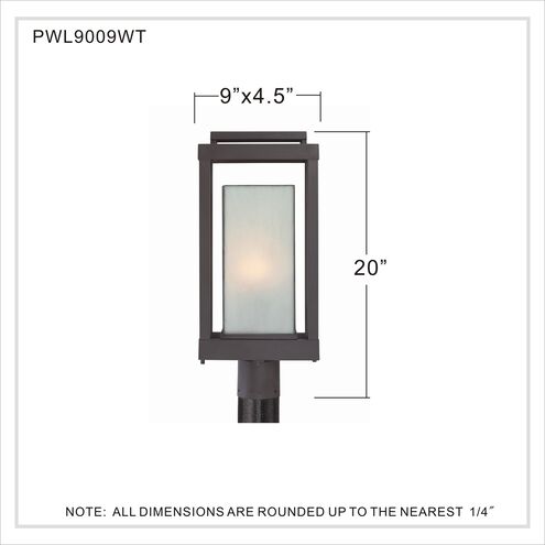 Powell 1 Light 21 inch Western Bronze Outdoor Post Lantern