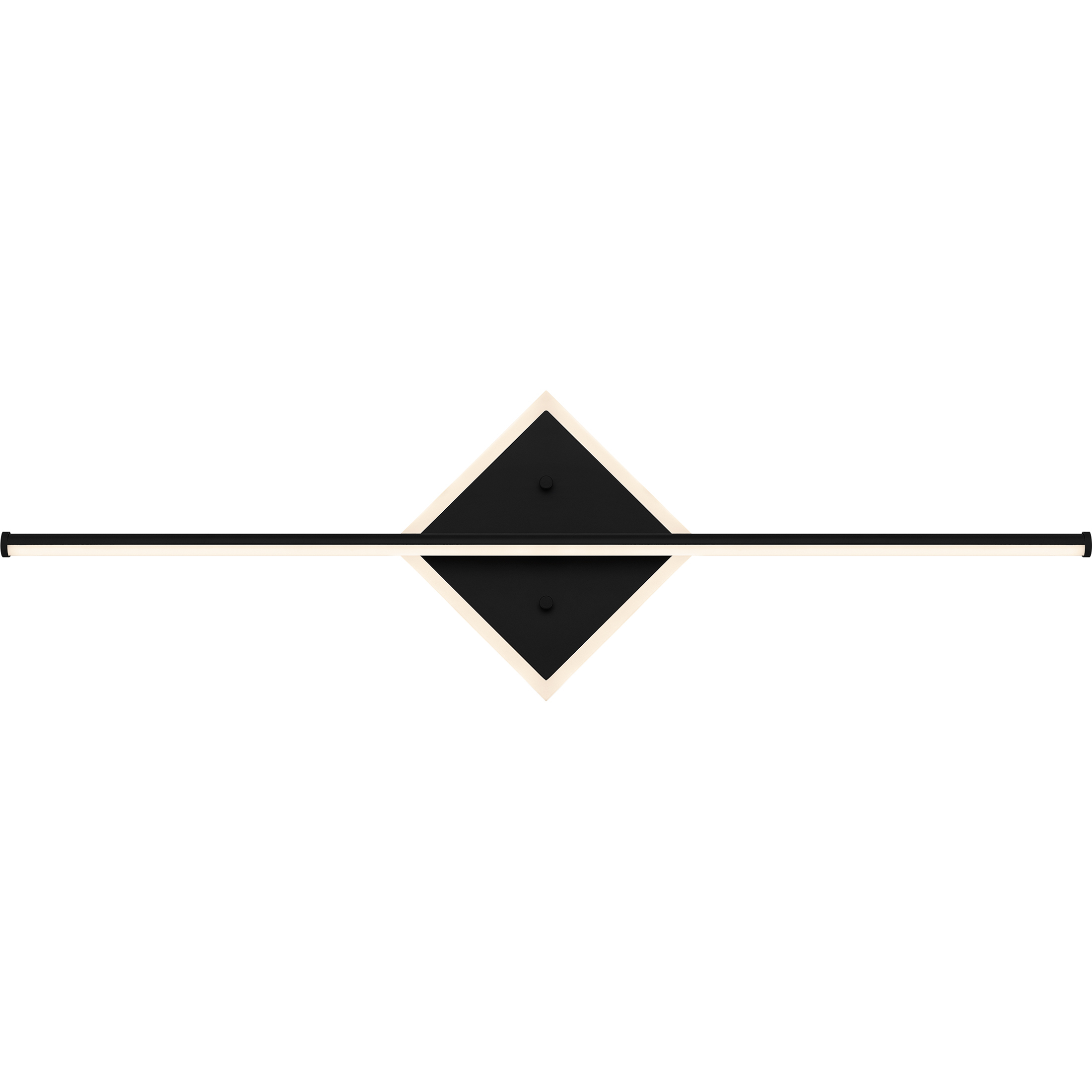Parcelle LED 32 inch Matte Black Bath Light Wall Light