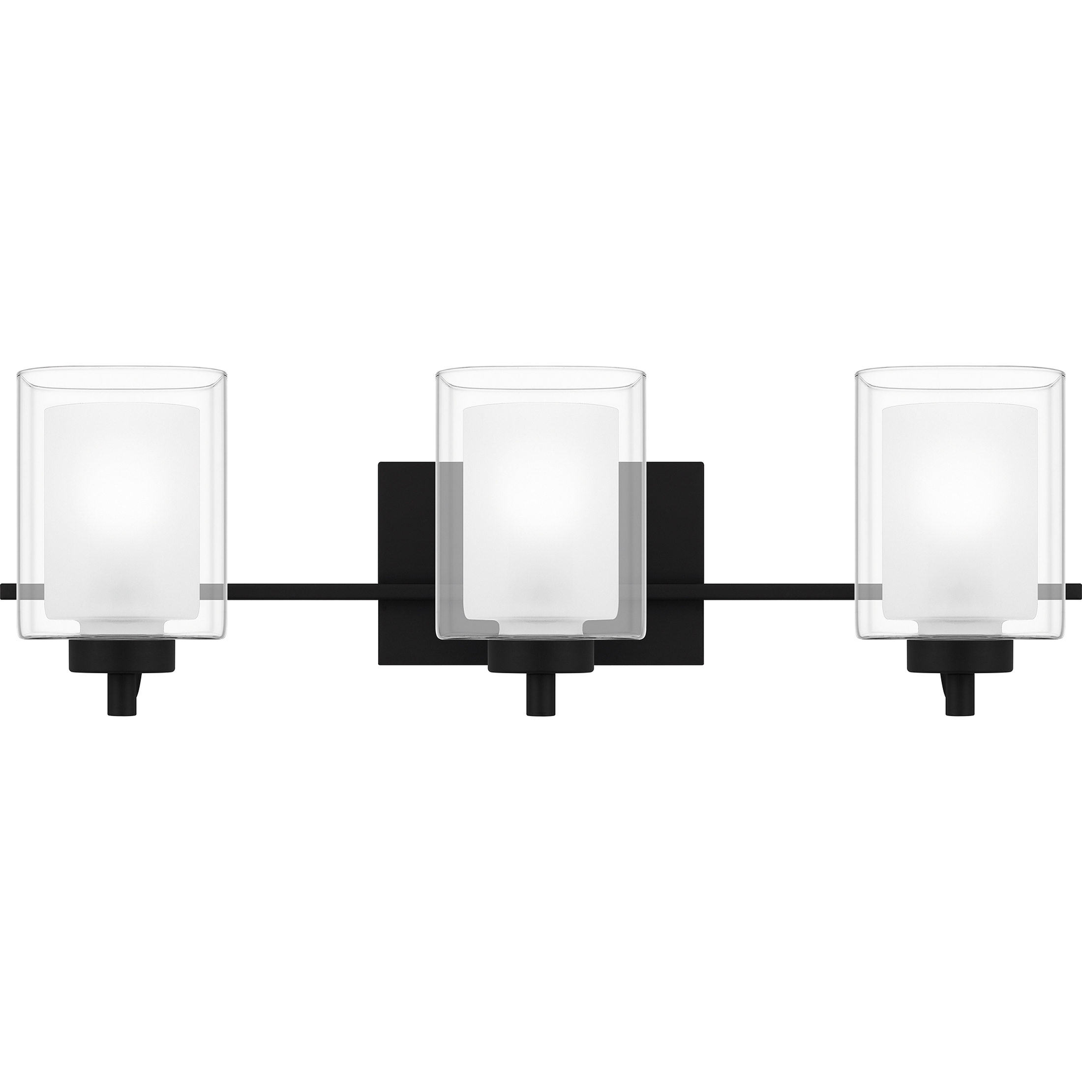 Quoizel KLT8903MBK Kolt 3 Light 26 inch Matte Black Bath Light