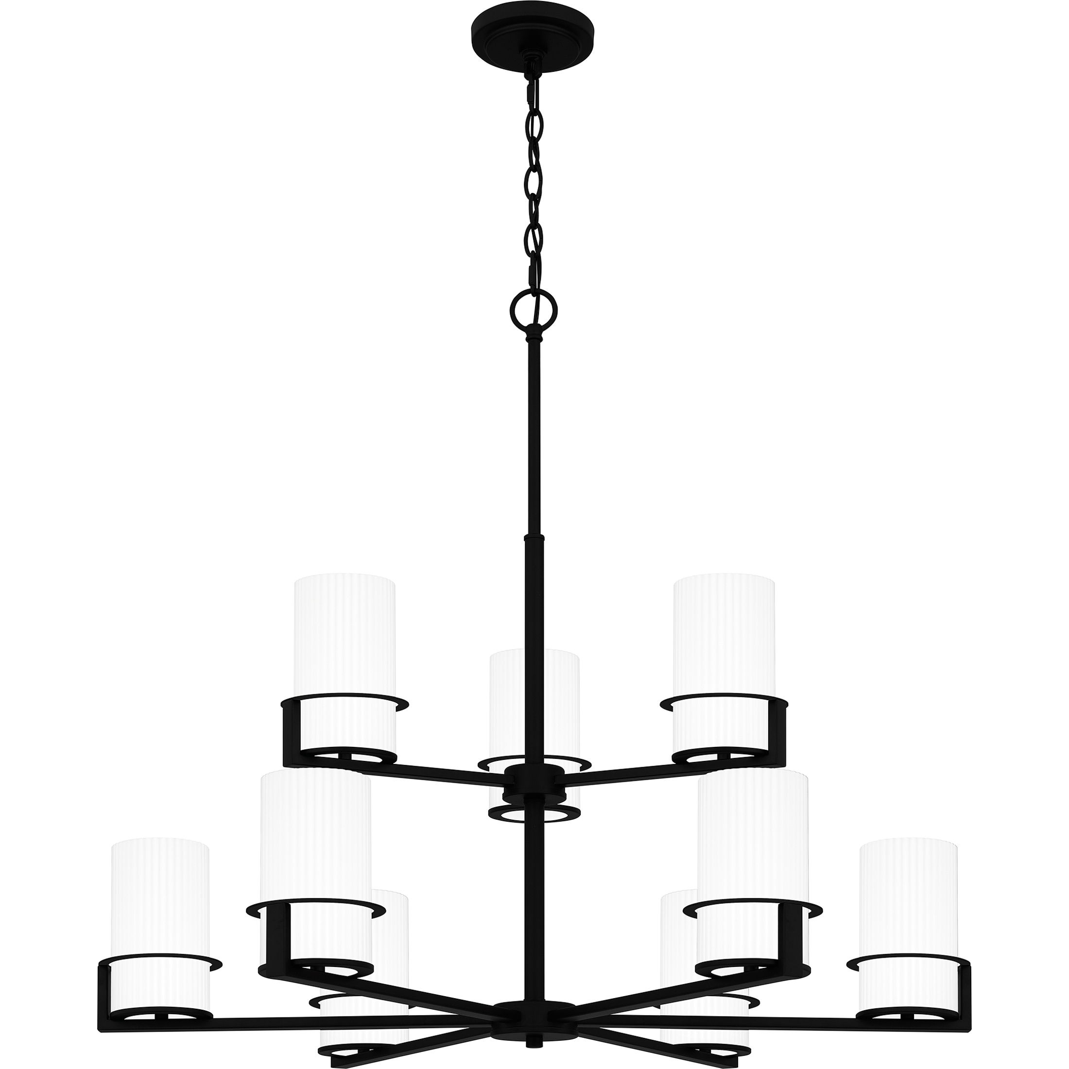 Quoizel SEY5032MBK Seymour 9 Light 32.5 inch Matte Black