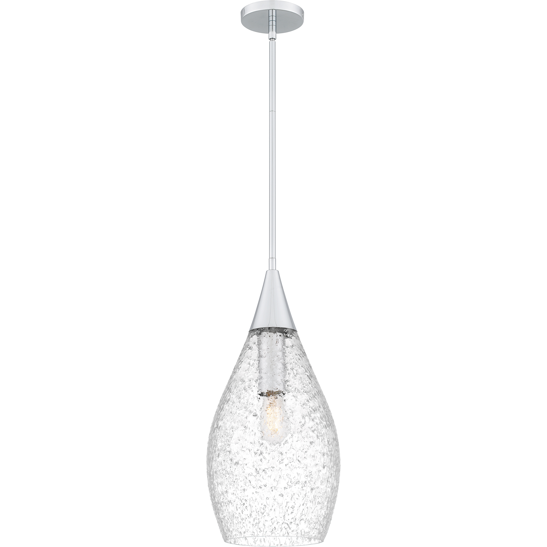 Spruce 1 Light 10 inch Polished Chrome Pendant Ceiling Light