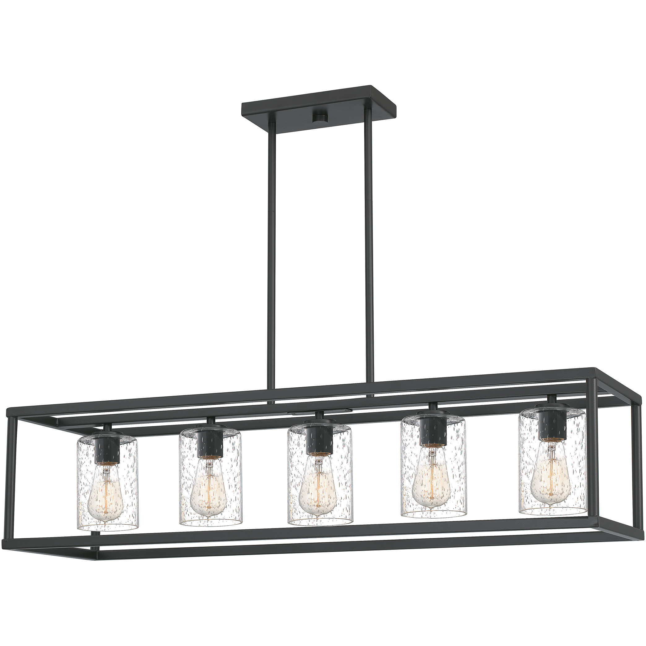 Quoizel NHR3538OZ New Harbor 5 Light 38 inch Old Bronze Linear