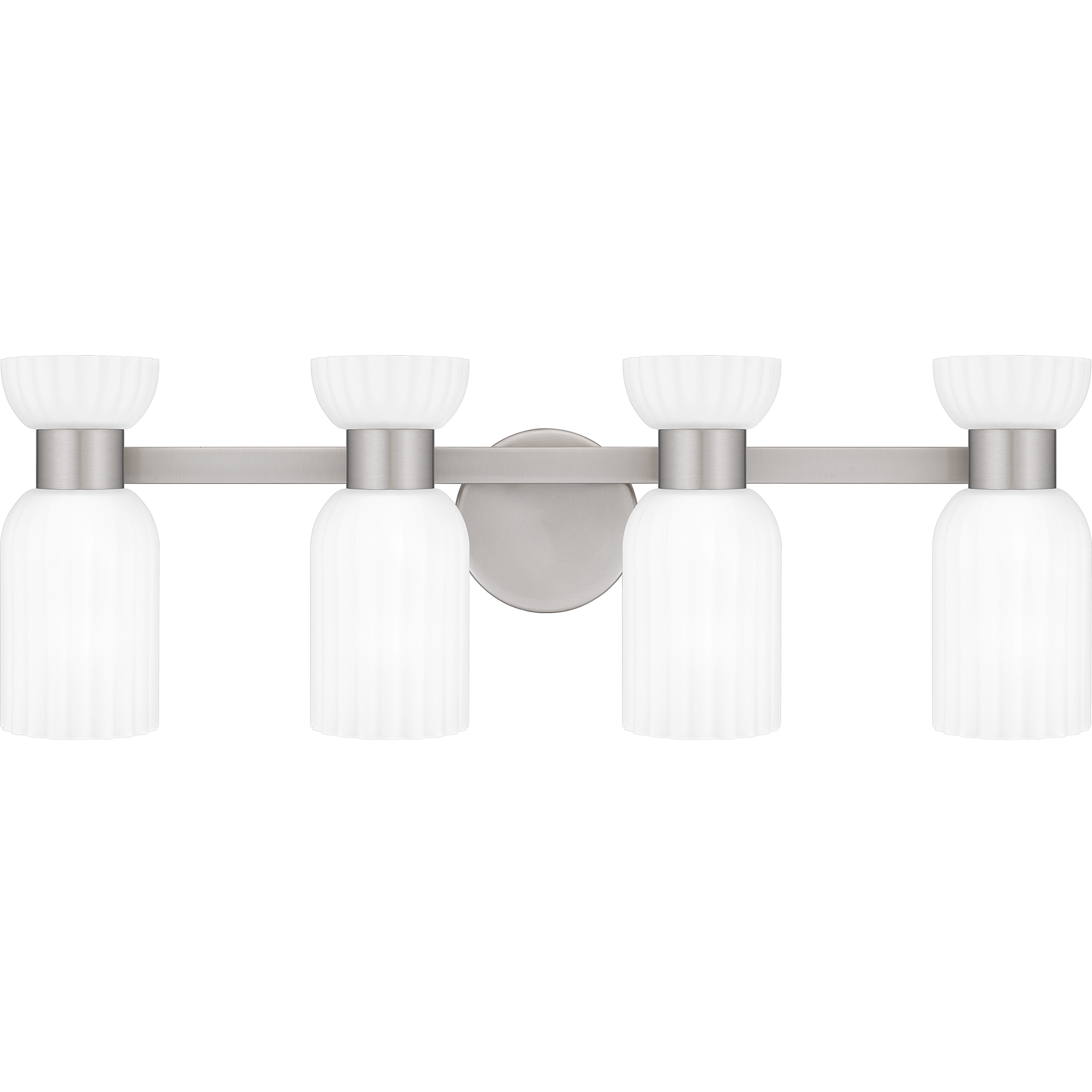 Rembrandt 4 Light 28 inch Brushed Nickel Bath Light Wall Light