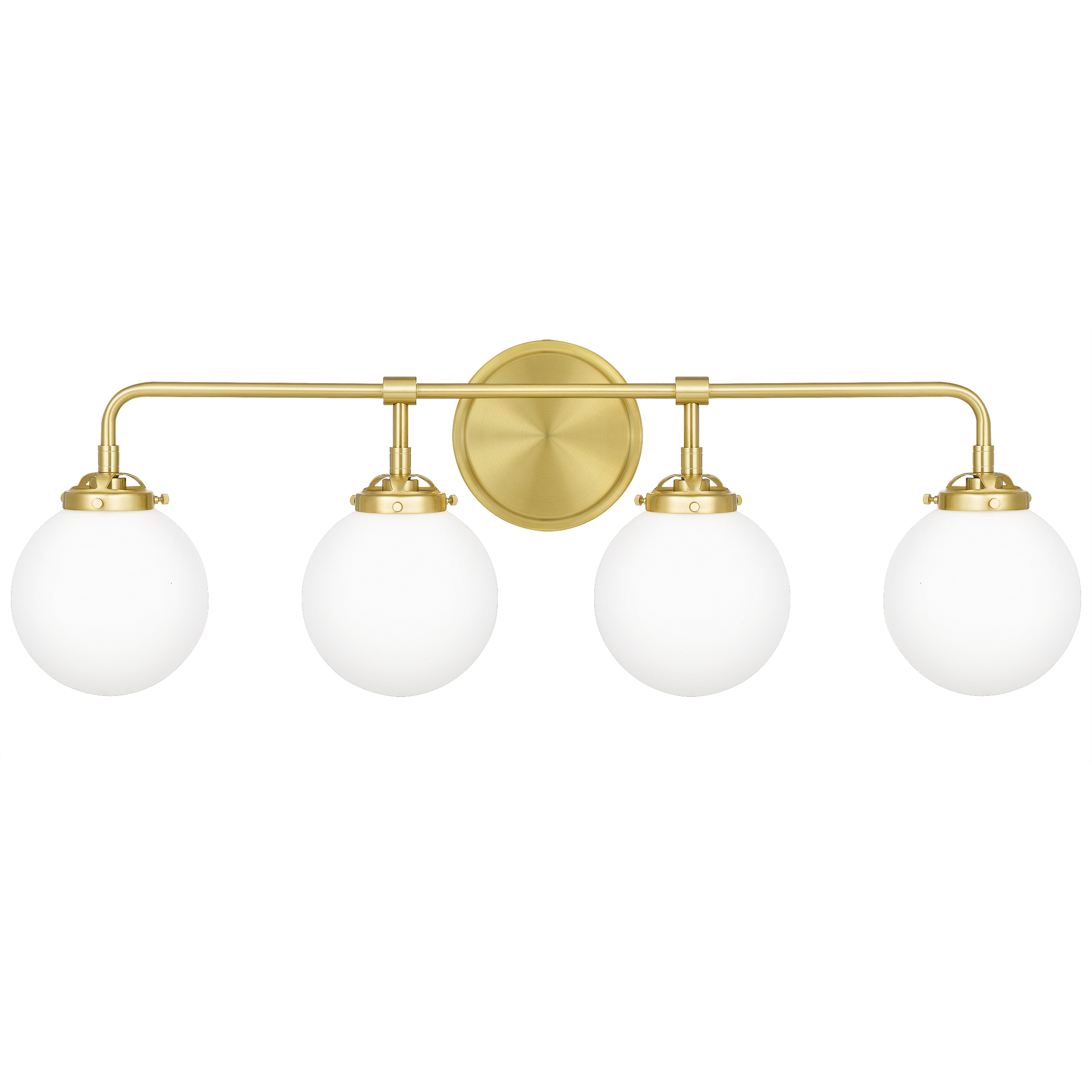 Landry 4 Light 32 inch Satin Brass Bath Light Wall Light
