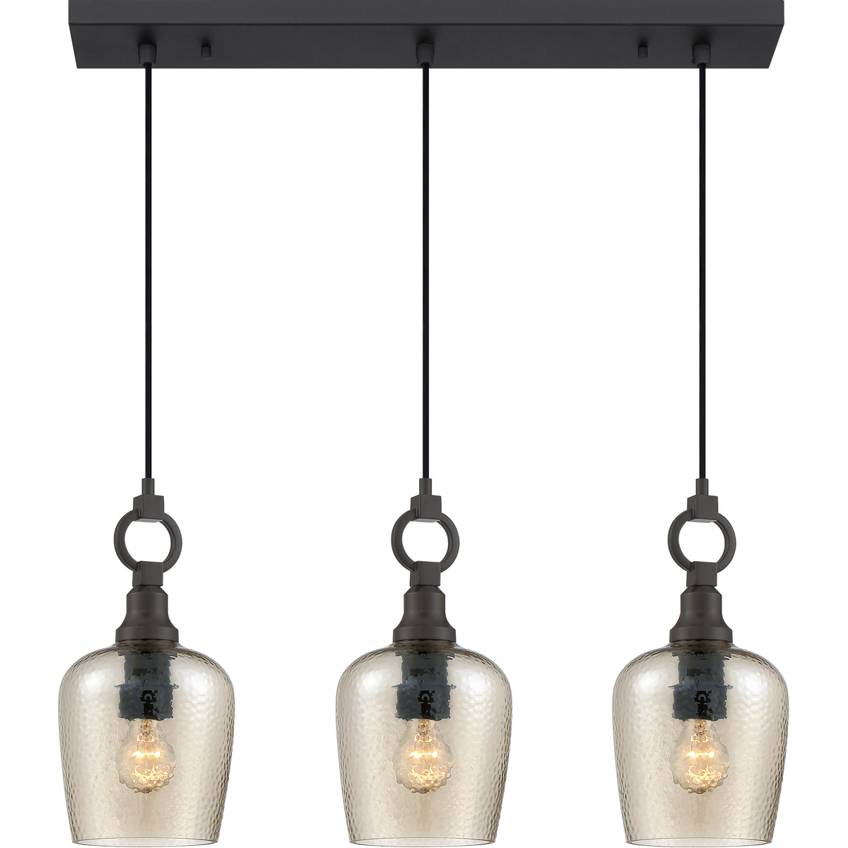 Kendrick 3 Light 29 inch Western Bronze Island Chandelier Ceiling Light