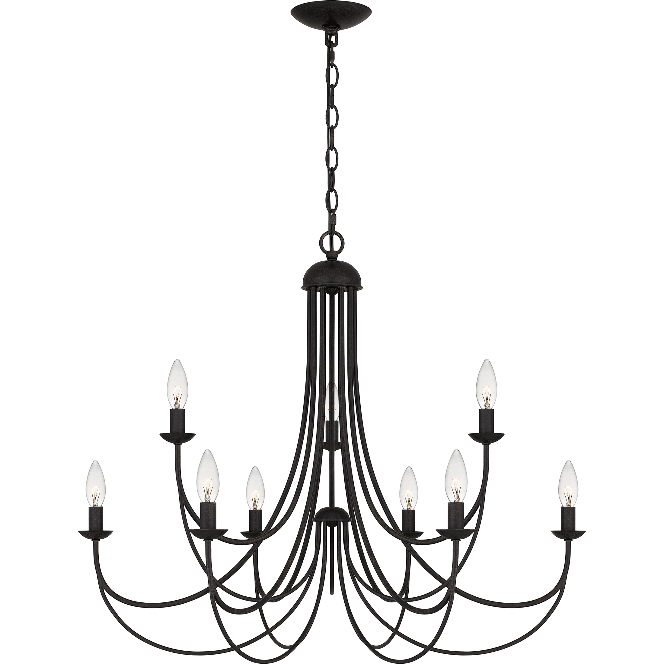 Mirren 9 Light 30 inch Imperial Bronze Chandelier Ceiling Light