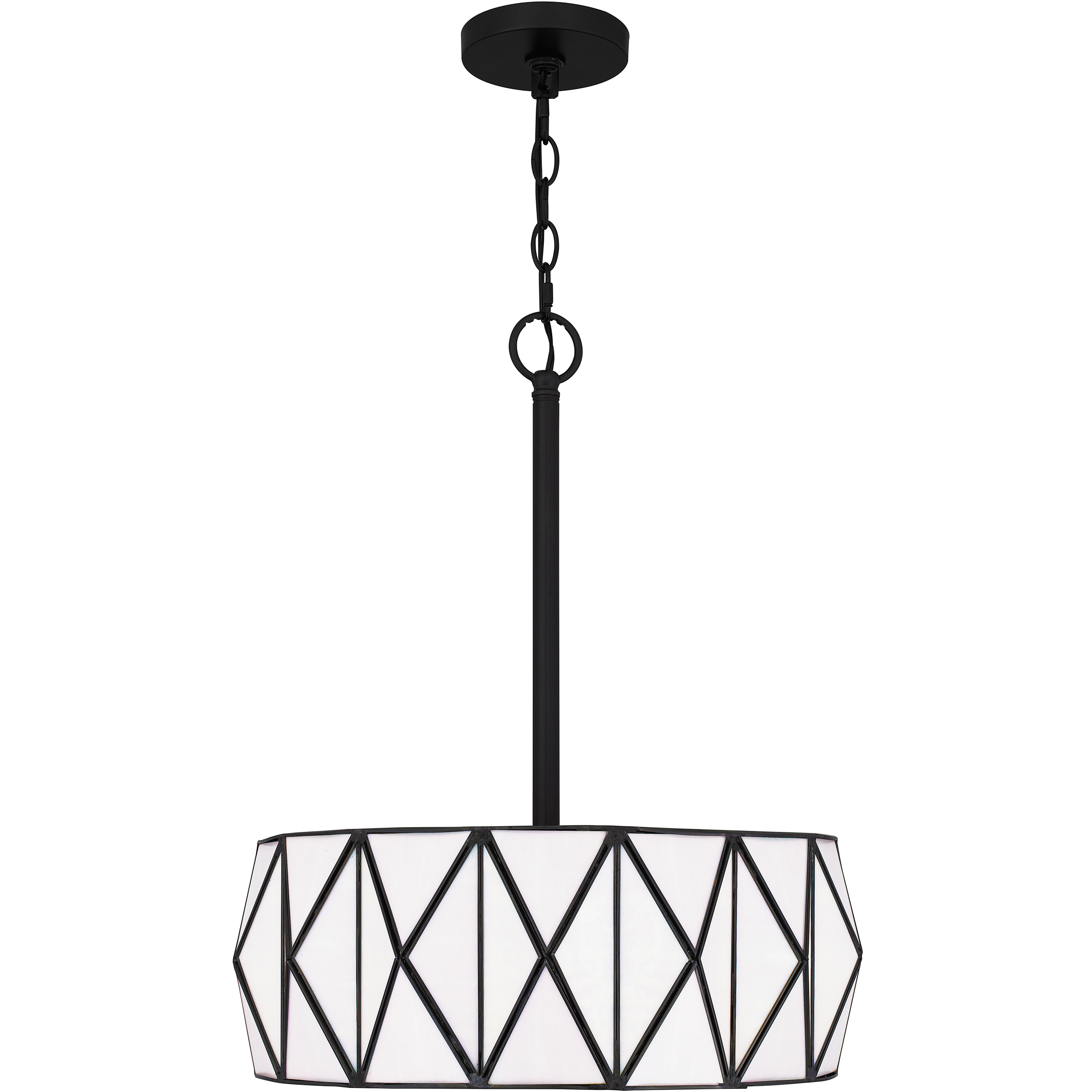 Jakarta 3 Light 16.75 inch Matte Black Pendant Ceiling Light