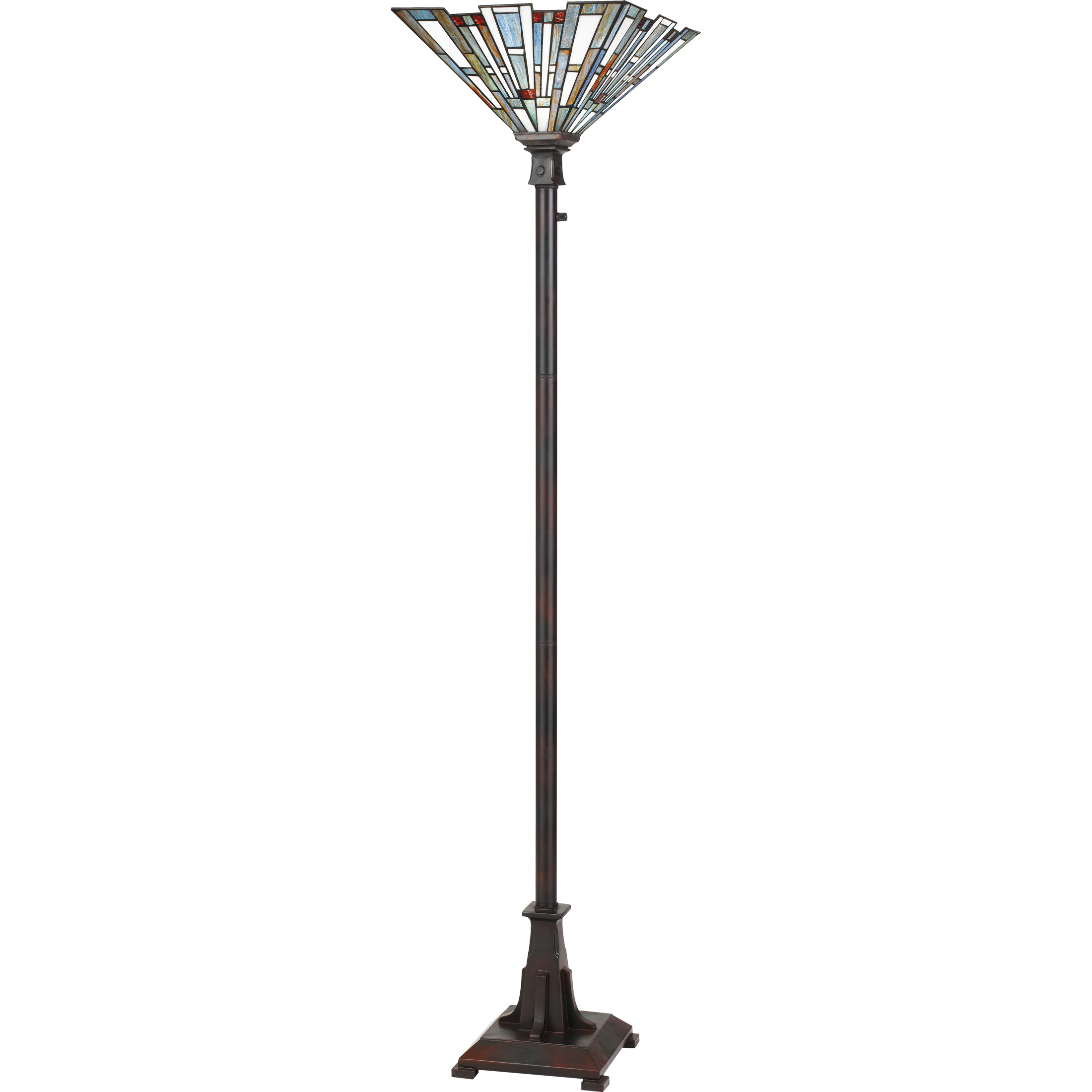Maybeck 71 inch 150 watt Valiant Bronze Torchiere Portable Light
