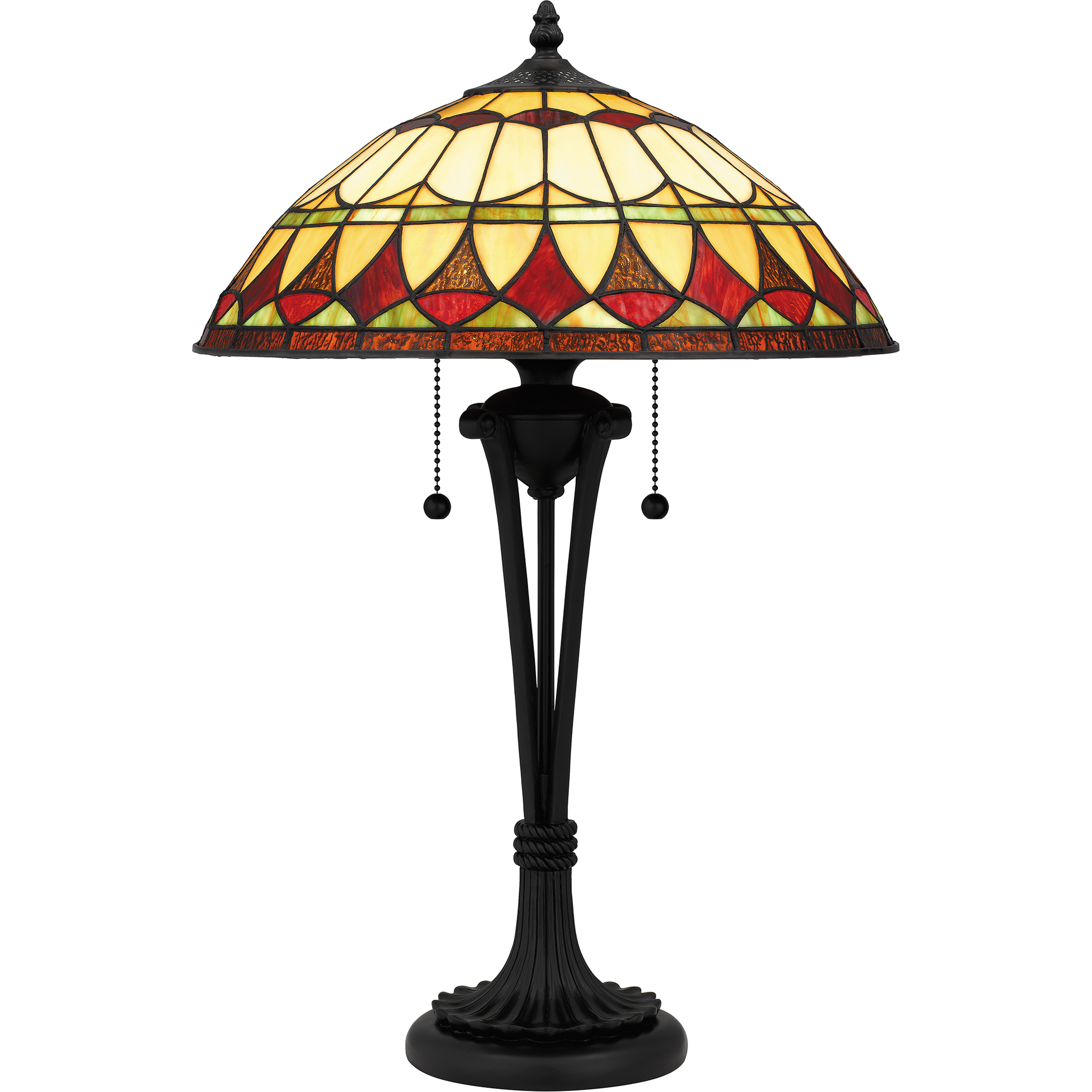 Sevilla 23.5 inch 75.00 watt Matte Black Table Lamp Portable Light, Tiffany