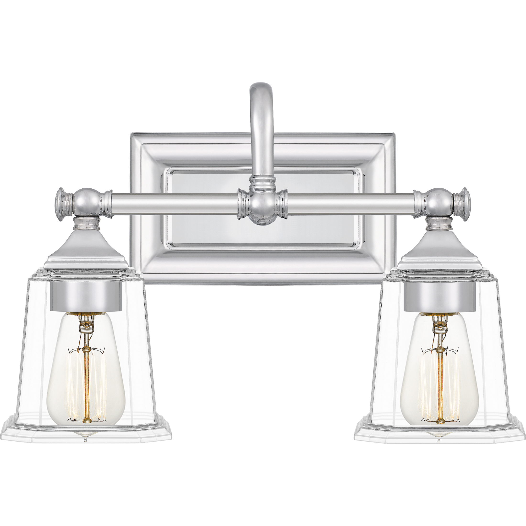 Nicholas 2 Light 15 inch Polished Chrome Bath Light Wall Light