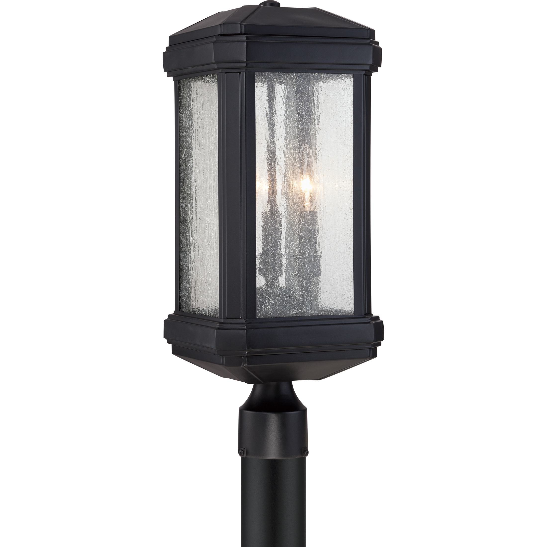 Trumbull 3 Light 21.5 inch Mystic Black Outdoor Post Mount