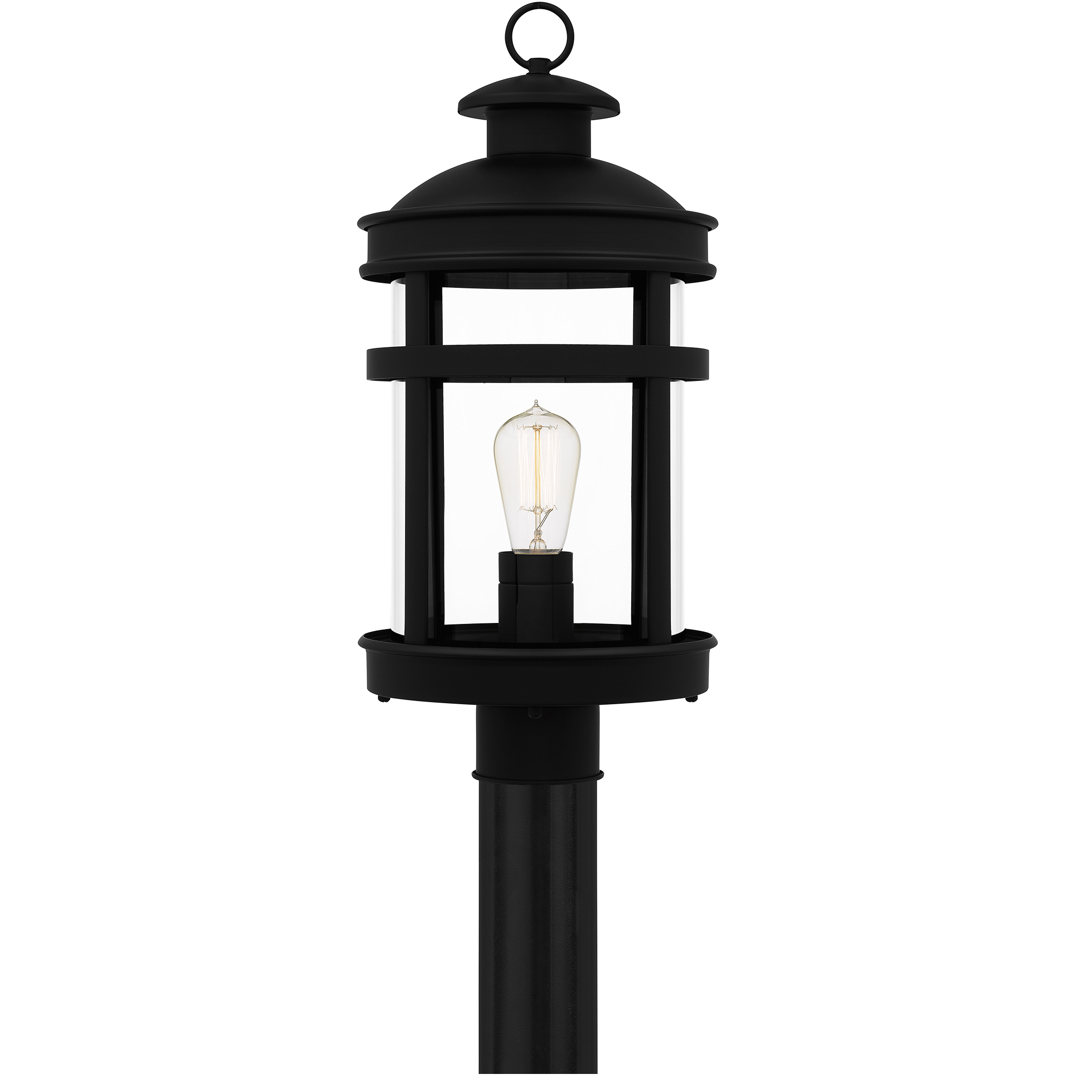Scout 1 Light 20.5 inch Matte Black Outdoor Post Lantern, Large