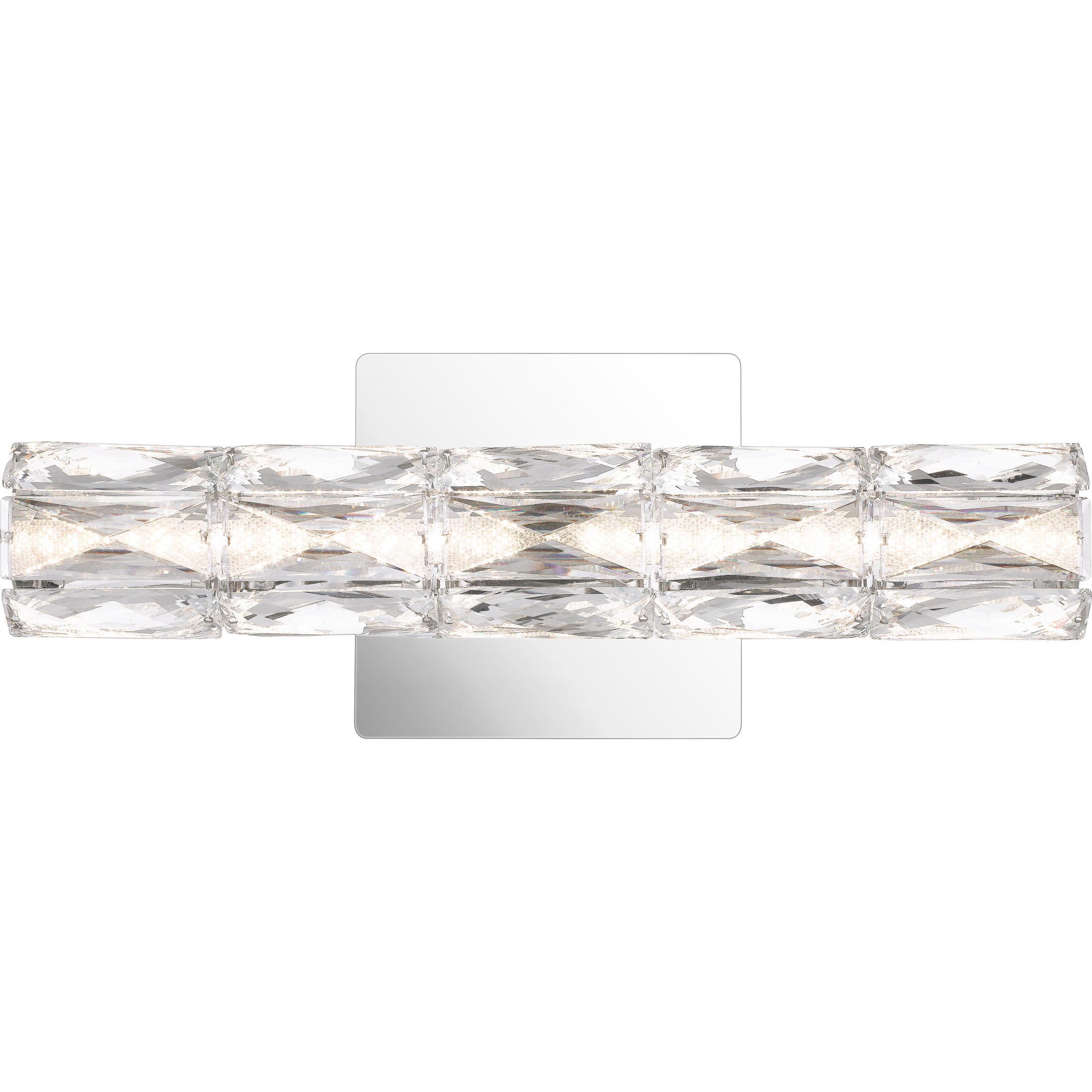 Luster LED 15 inch Polished Chrome Vanity Light Wall Light