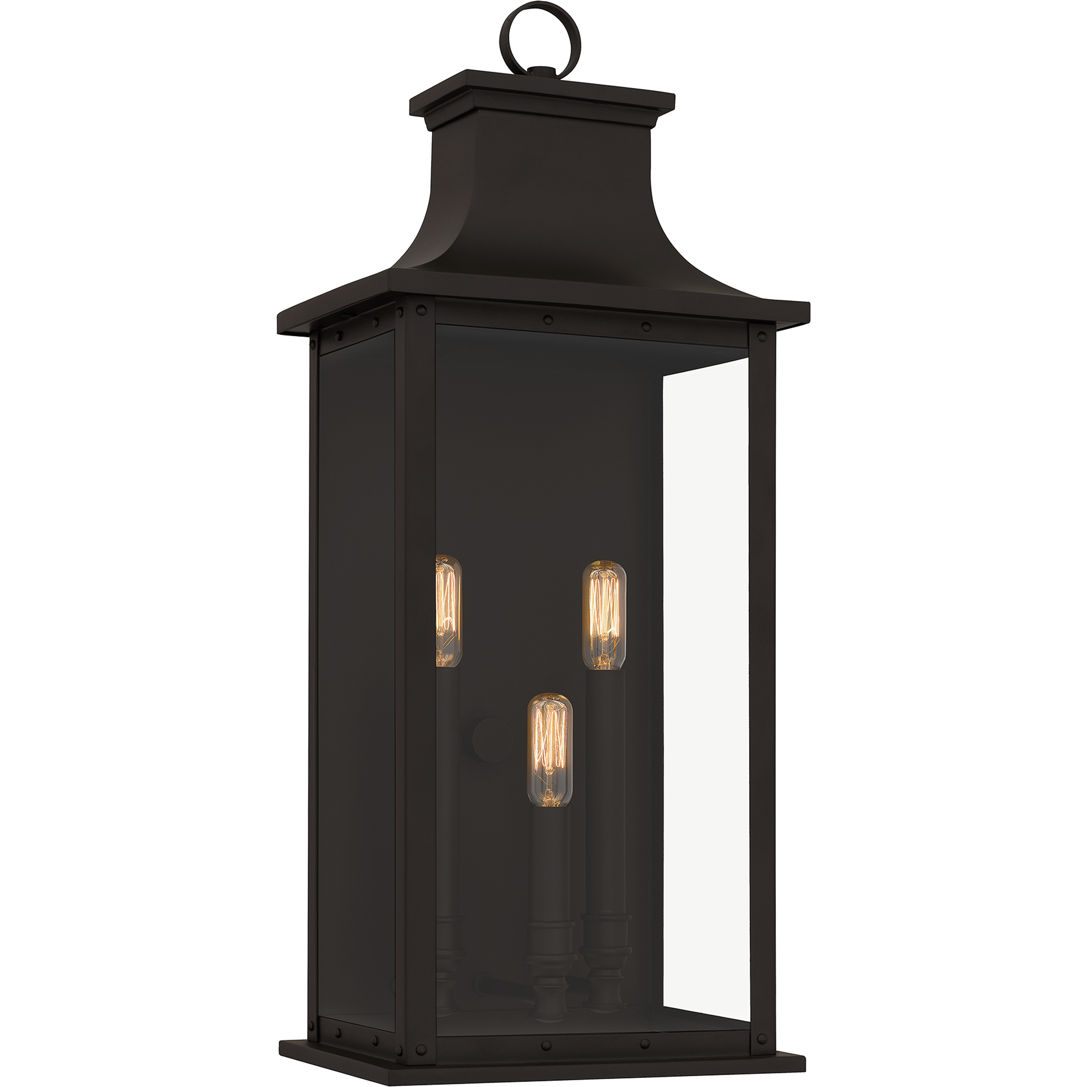 Abernathy Outdoor Wall Lantern in Old Bronze, Large