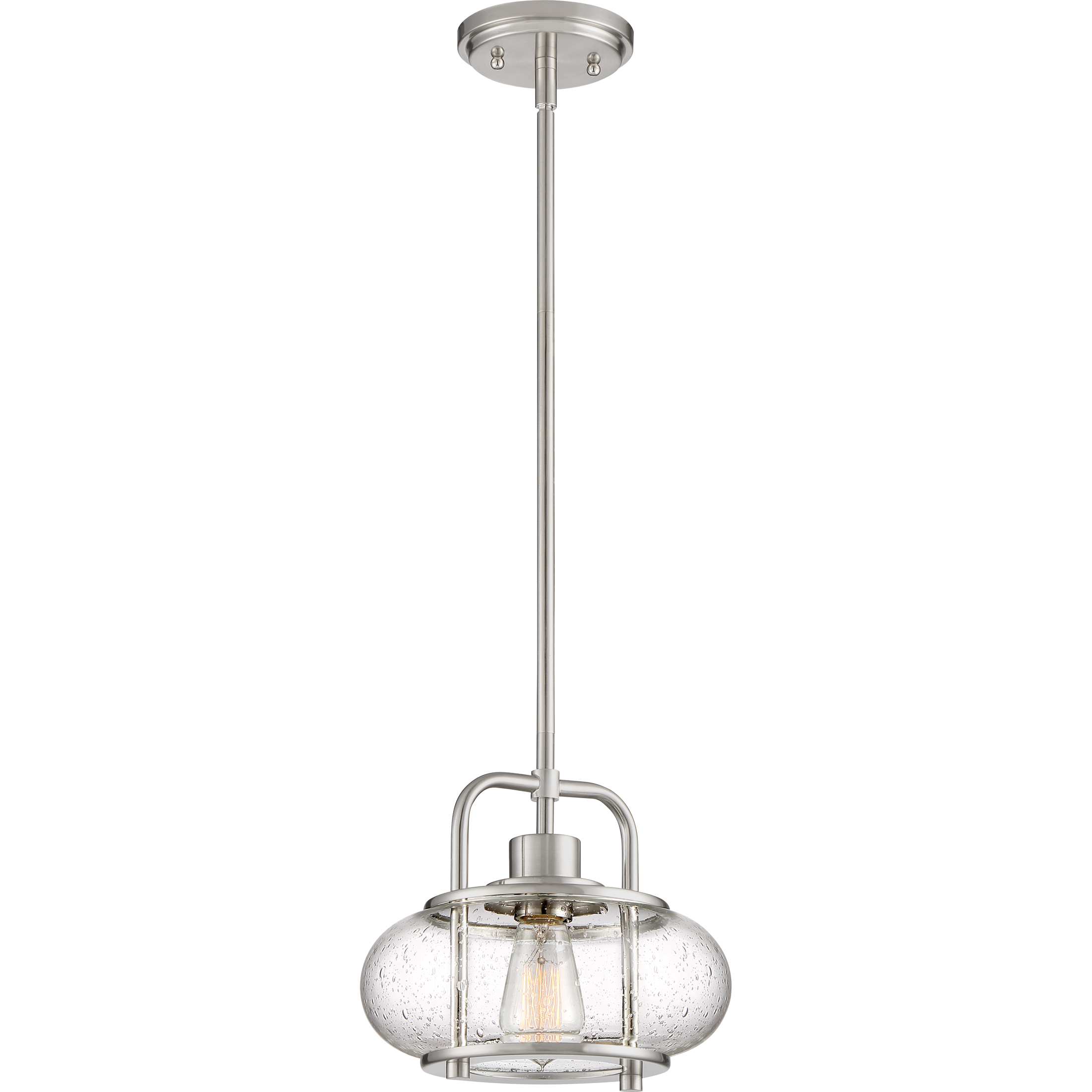 Quoizel TRG1510BN Trilogy 1 Light 10 inch Brushed Nickel
