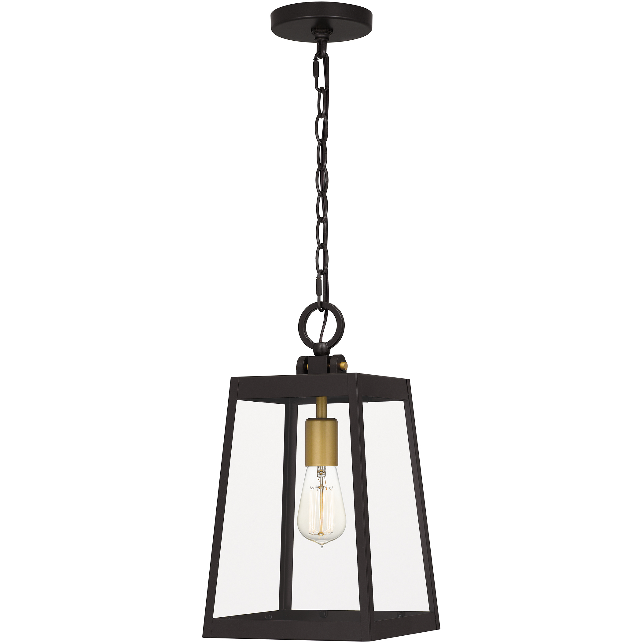 Amberly Grove 1 Light 9 inch Western Bronze Outdoor Hanging Lantern