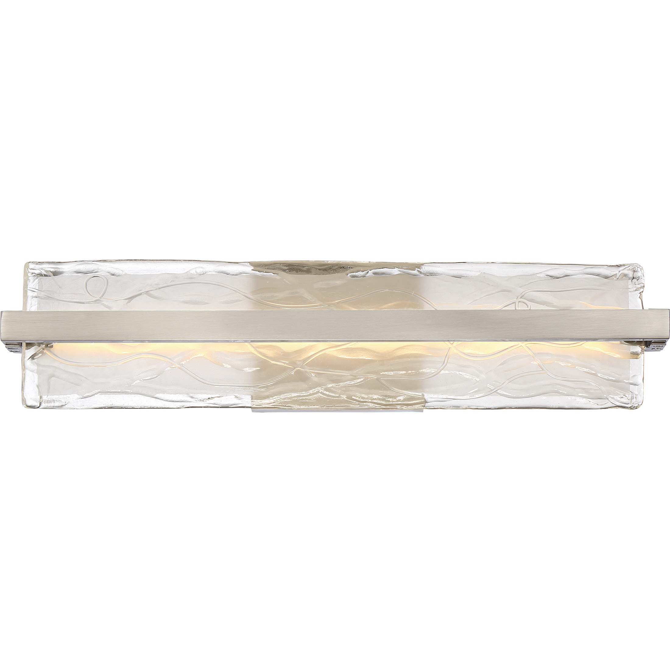 LGM② Quoizel PCGL8522BN Glacial LED 22 inch Brushed Nickel Bath