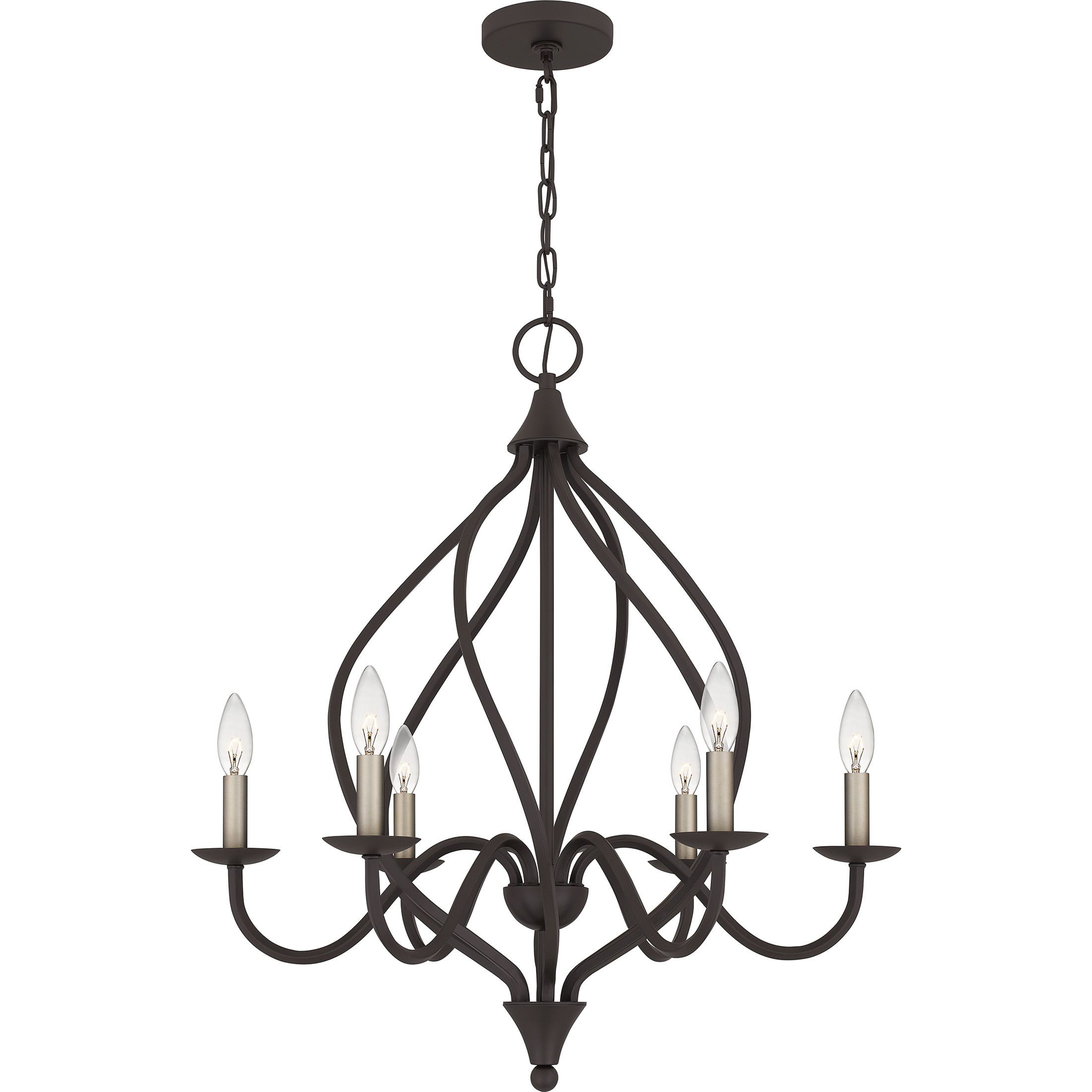 Quoizel DUP5025OZ Dupont 6 Light 25 inch Old Bronze