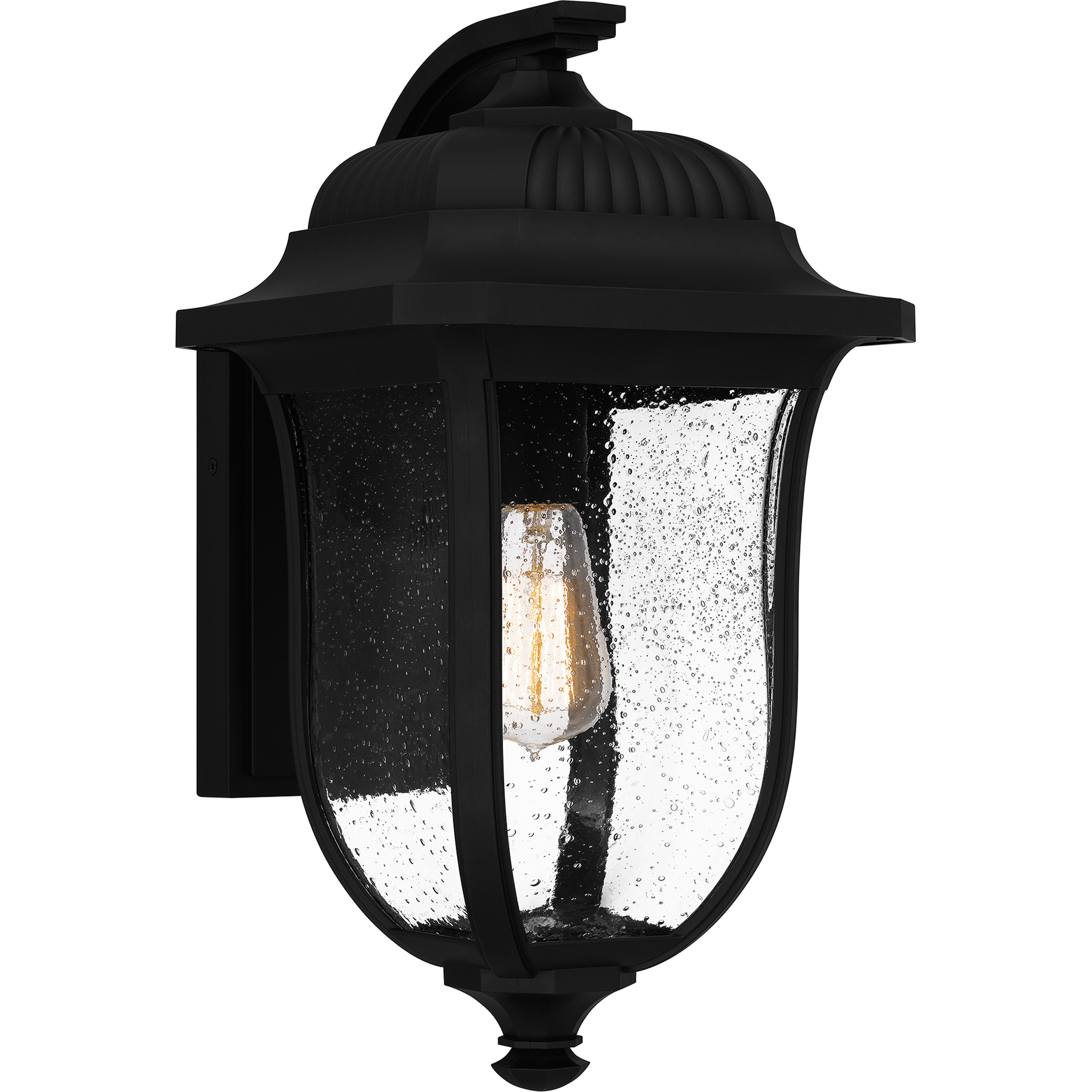 Quoizel MUL8409MBK Mulberry 1 Light 17 inch Matte Black