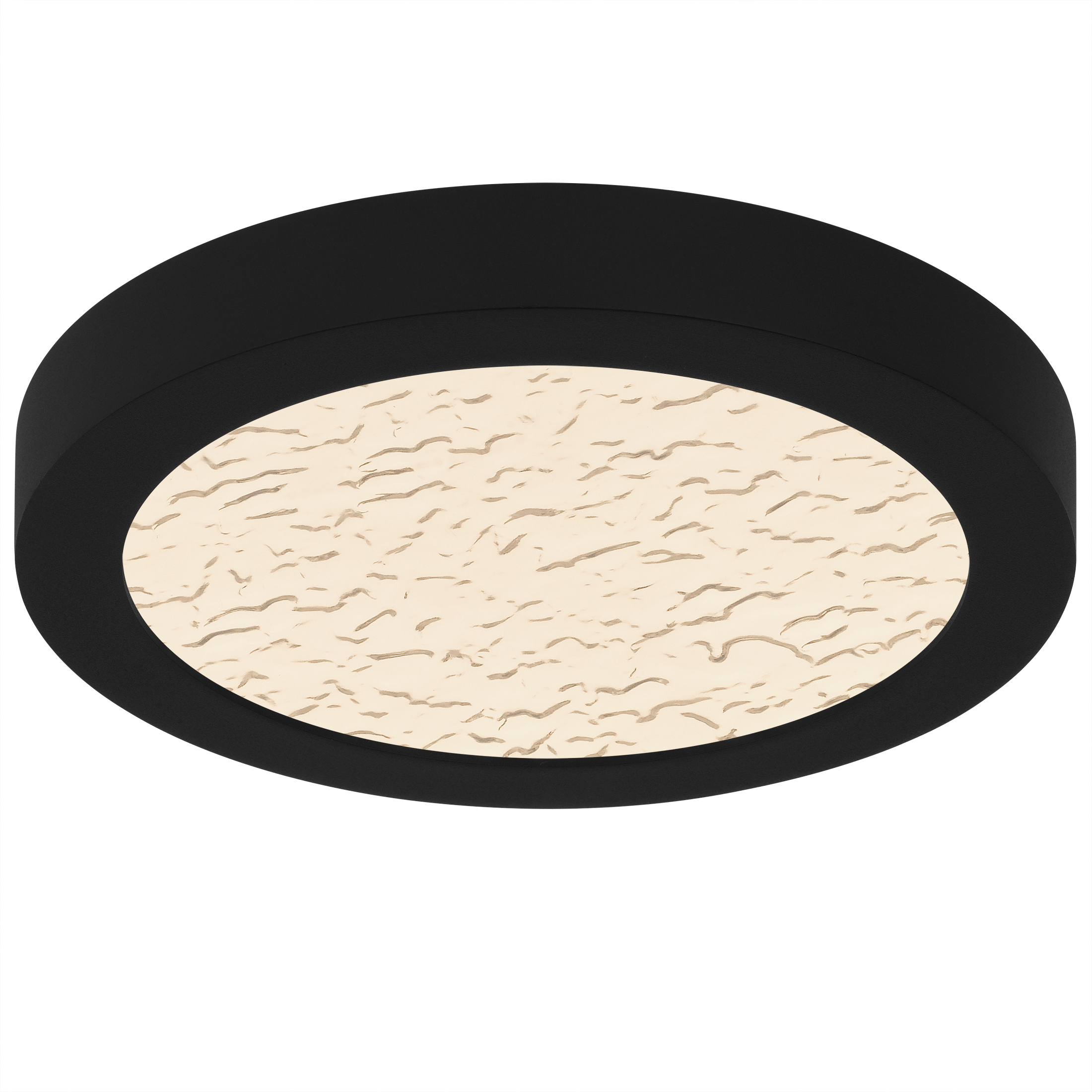 Outskirts LED 7.5 inch Earth Black Flush Mount Ceiling Light, Small