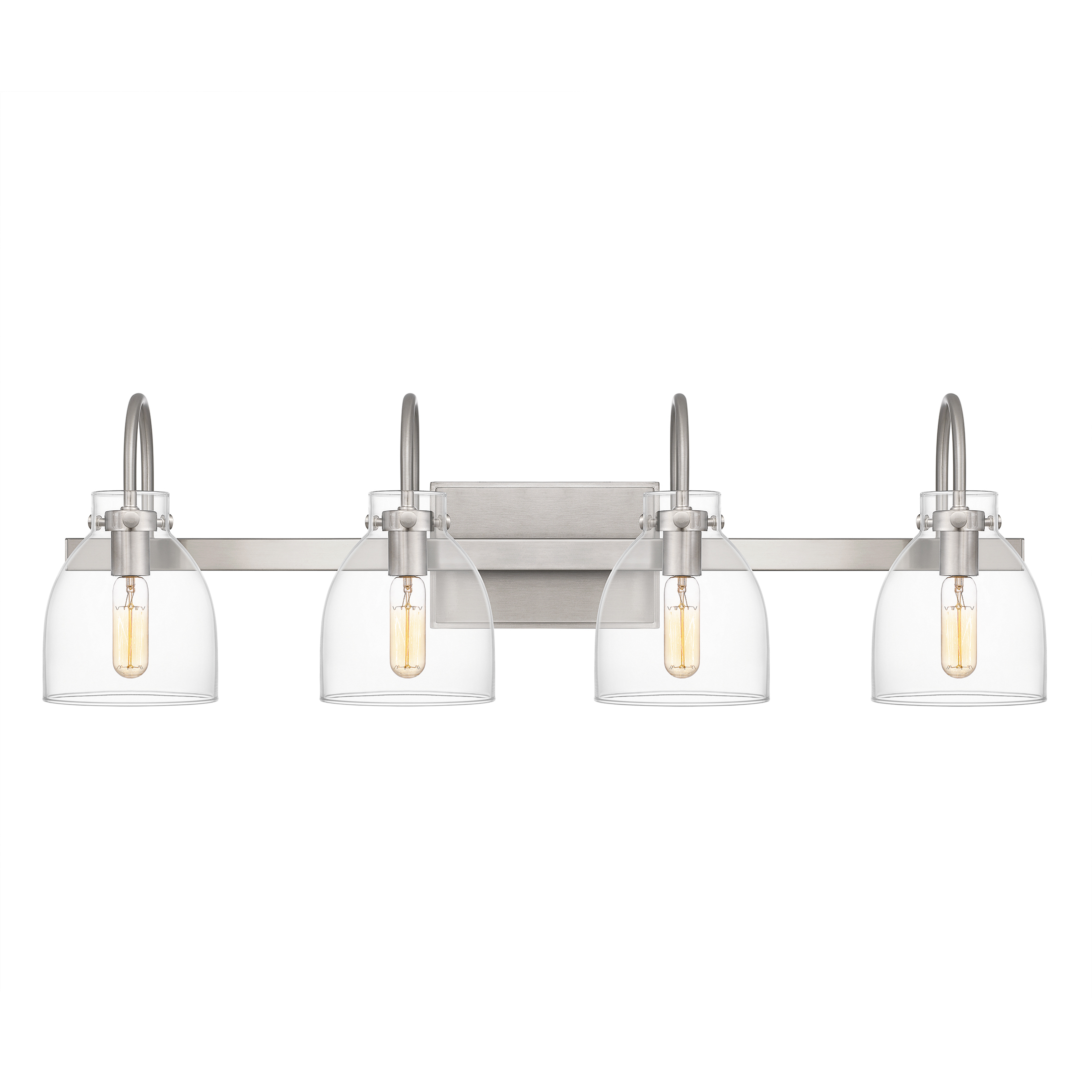 Atmore 4 Light 29 inch Brushed Nickel Bath Light Wall Light