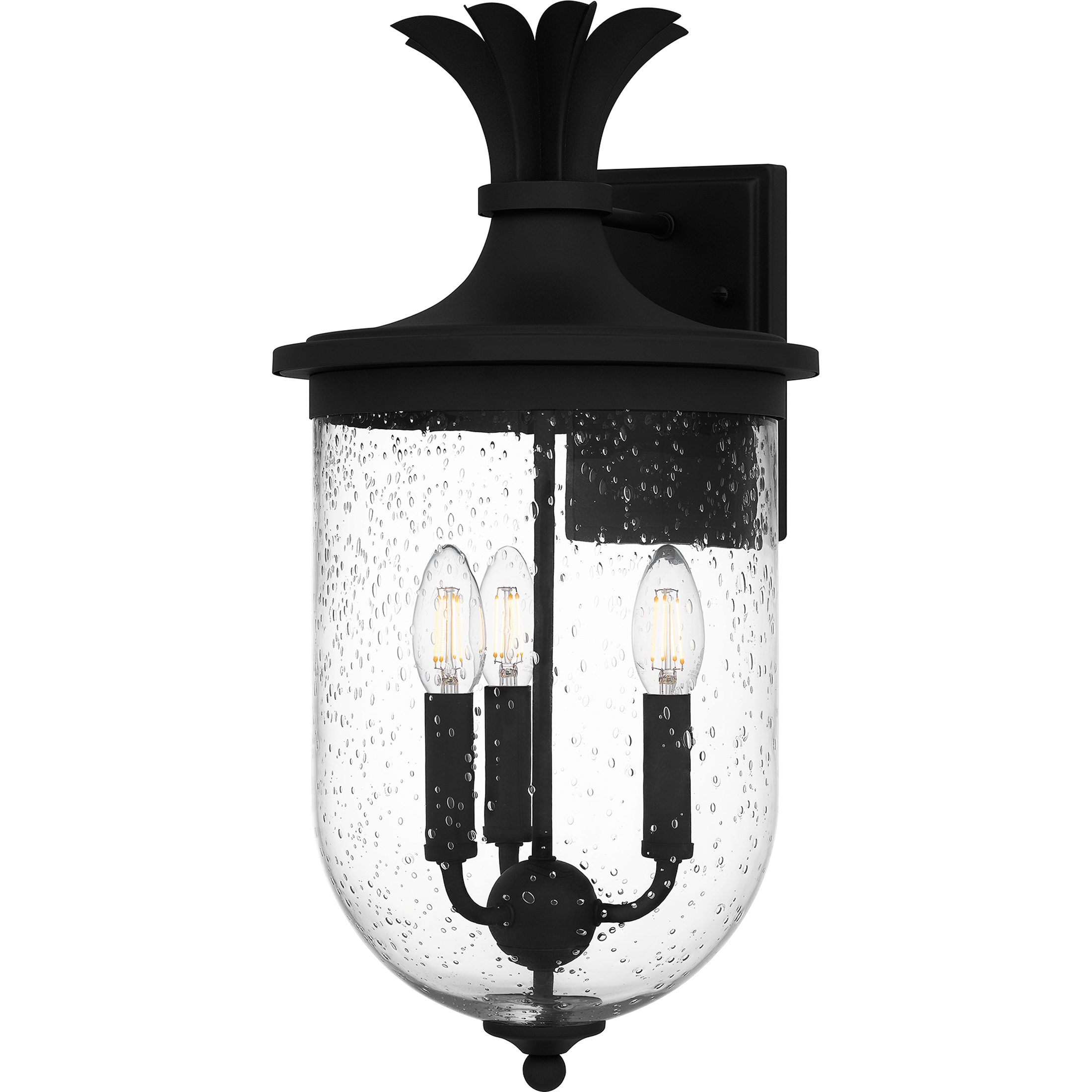 Quoizel Havana 3 Light 10 inch Earth Black Outdoor Lantern, Large HVN8410EK - Open Box