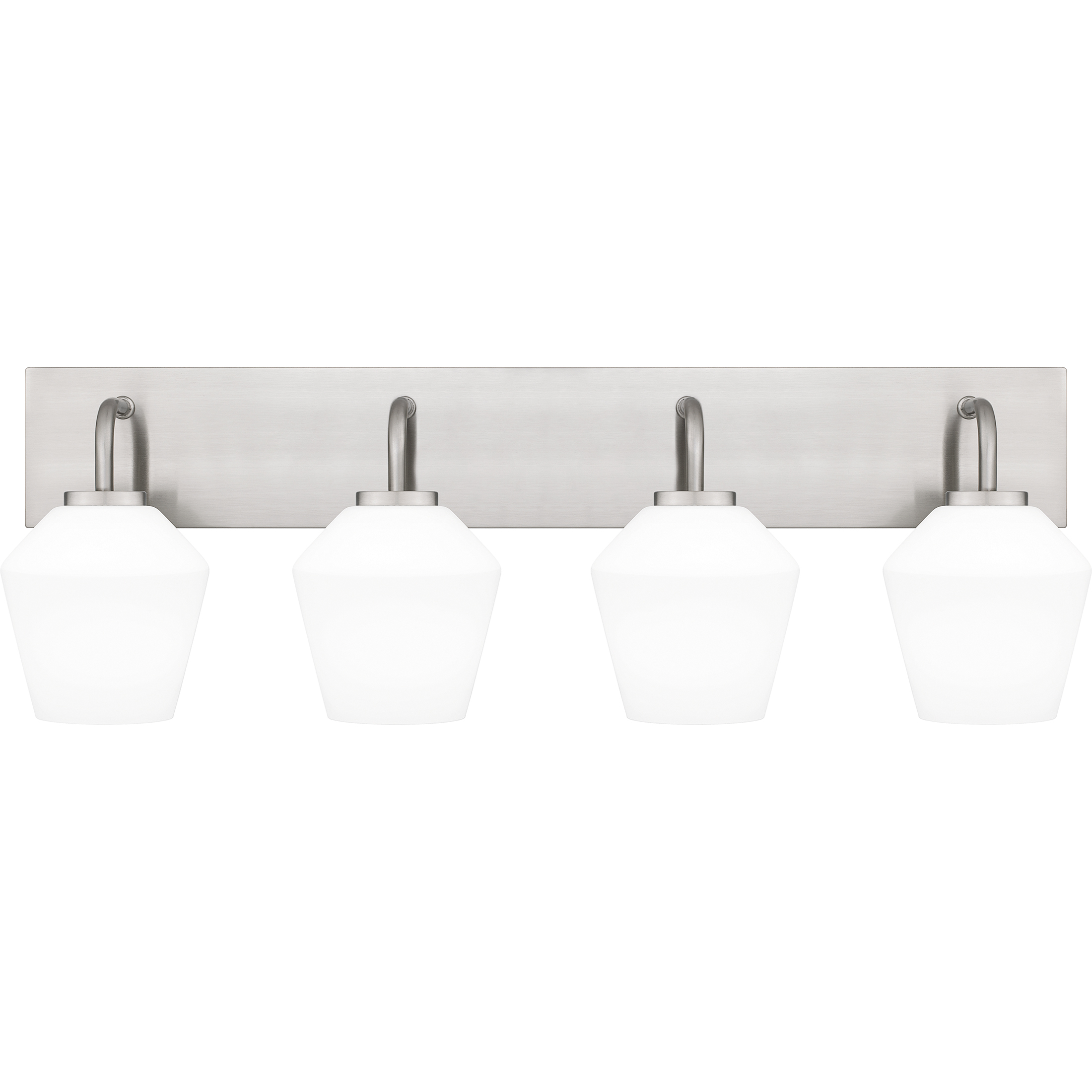 Nielson 4 Light 29.25 inch Brushed Nickel Bath Light Wall Light, Extra Large