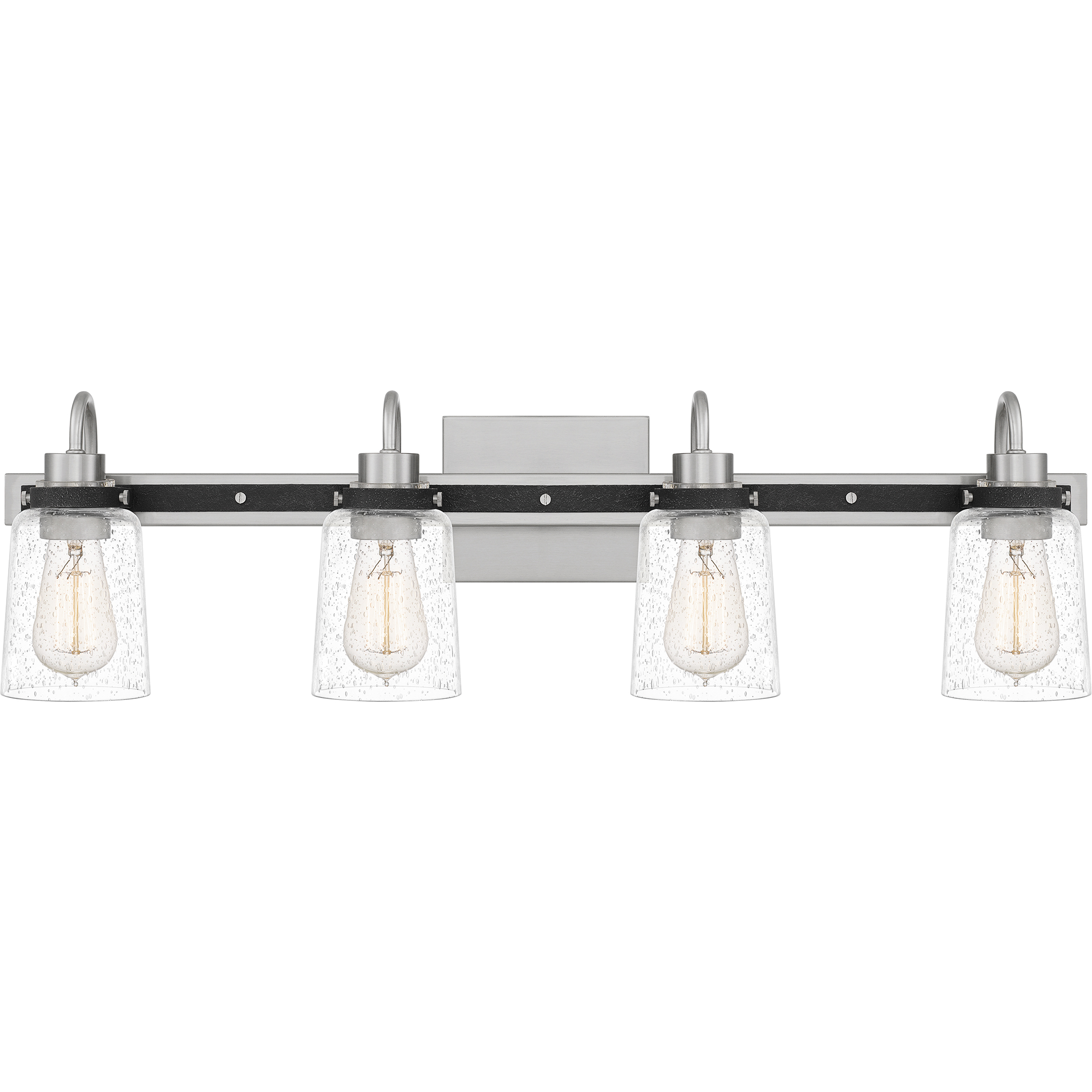Quoizel AXE8630BN Axel 4 Light 31 inch Brushed Nickel Bath Light Wall Light Extra Large