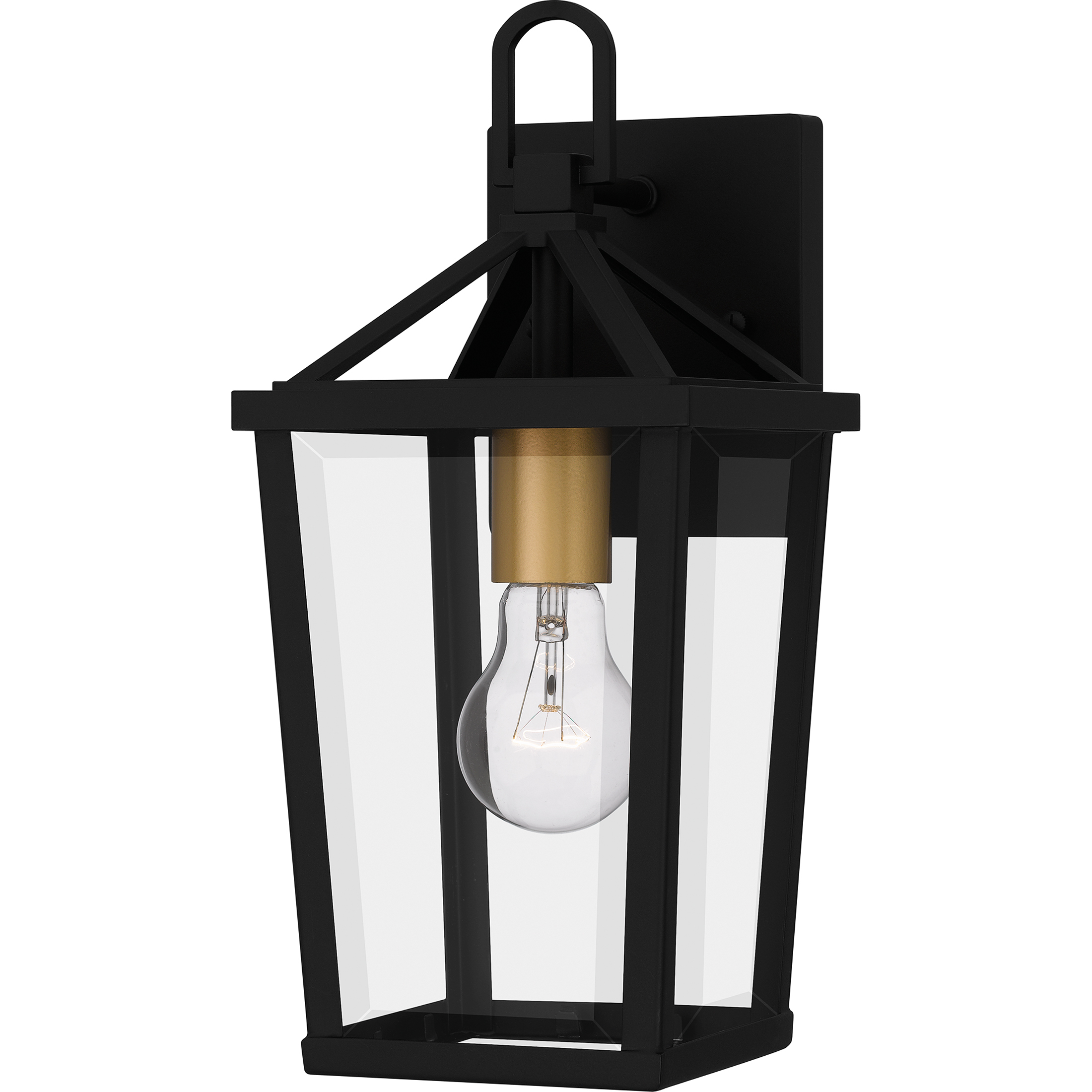 Quoizel HUL8406MBK Hull 1 Light 6 inch Matte Black Outdoor