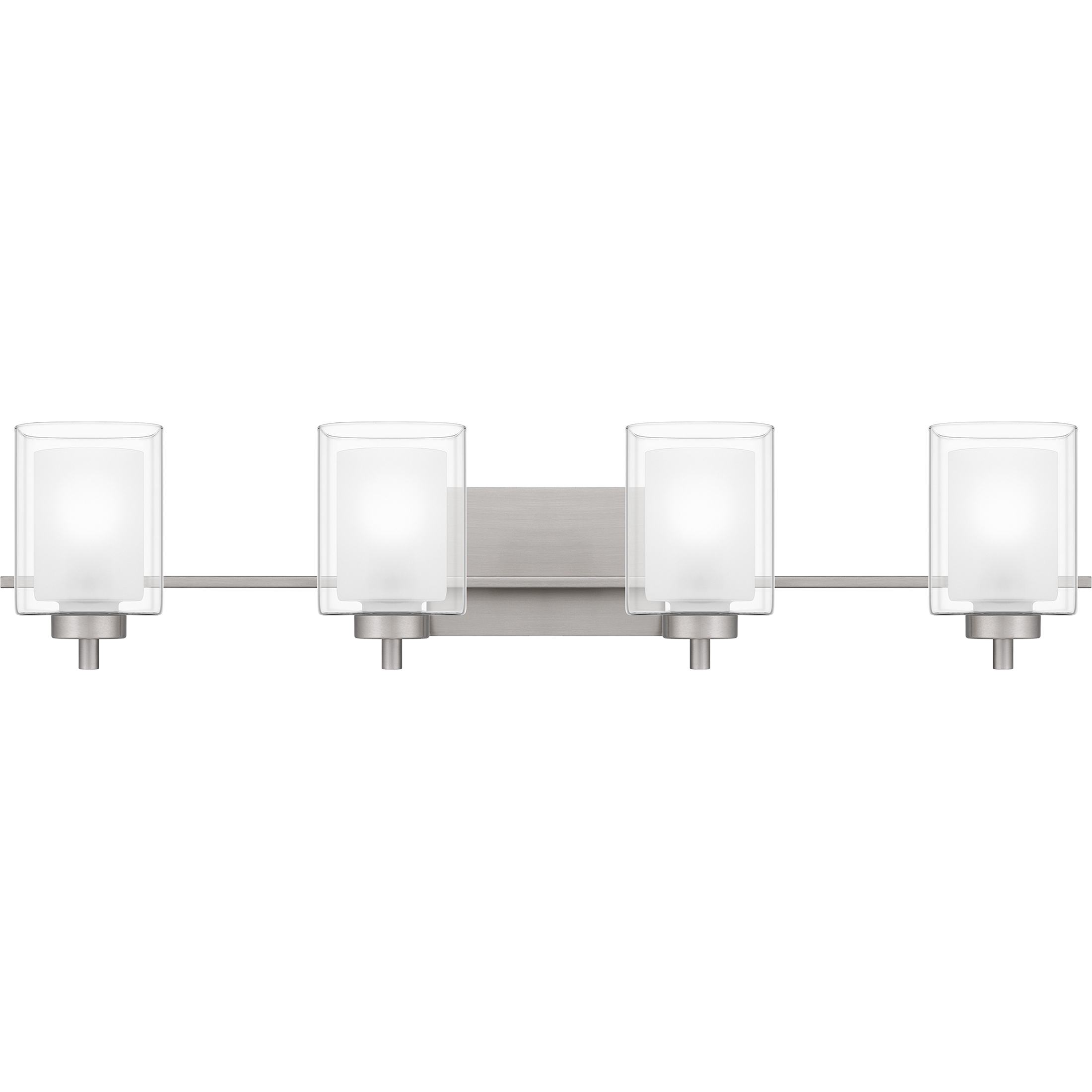 Kolt 4 Light 36 inch Brushed Nickel Bath Light Wall Light